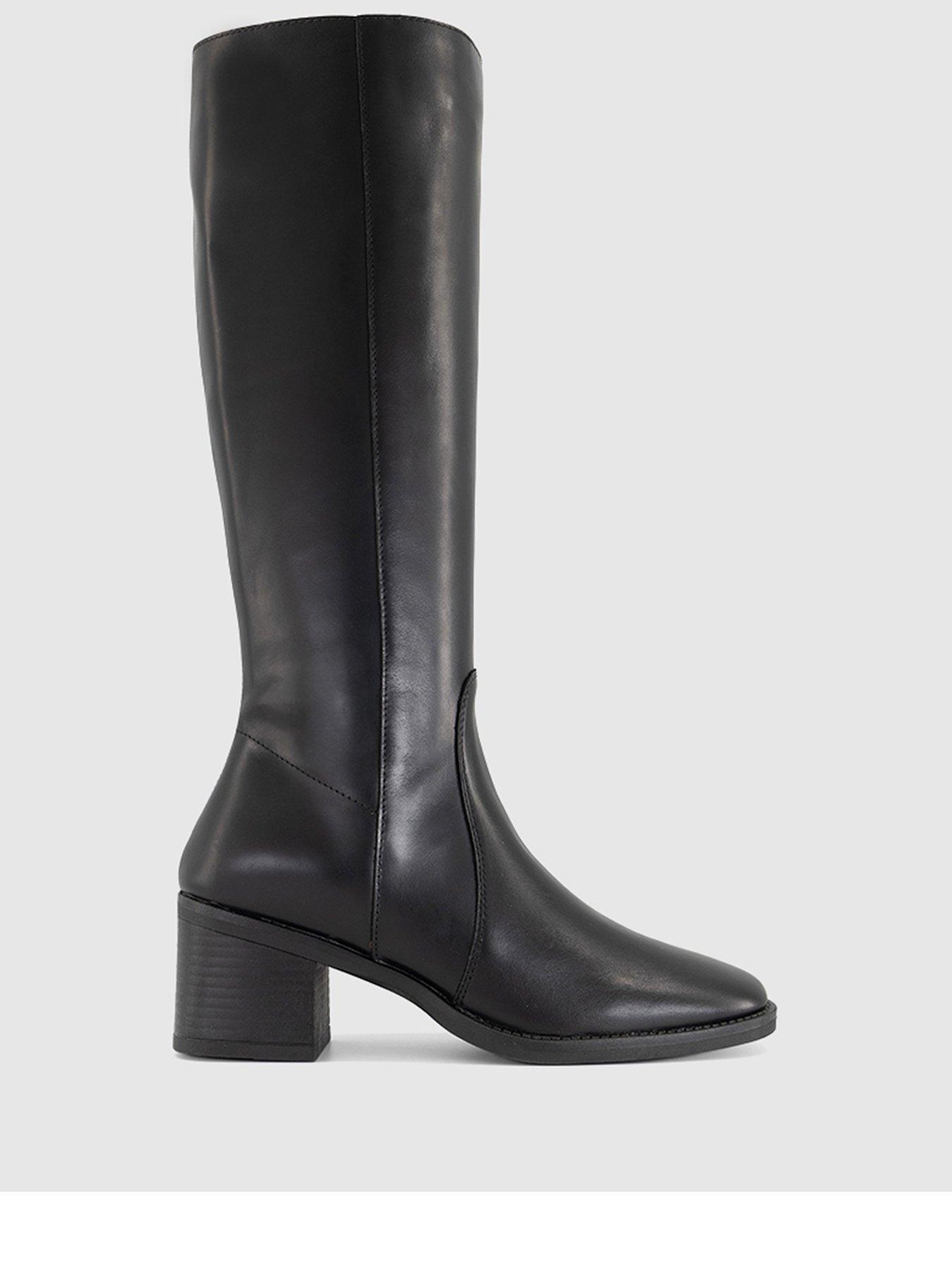 Image 3 of 3 of OFFICE Knight - Block Heel Knee Boot