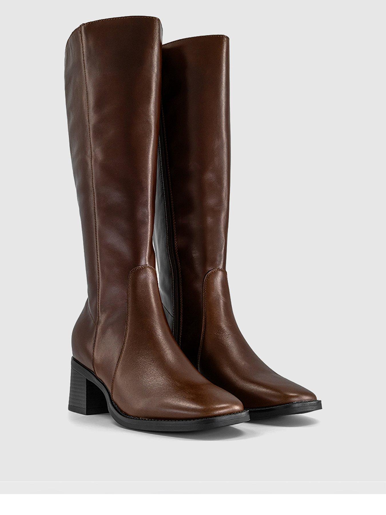Image 1 of 4 of OFFICE Knight - Block Heel Knee Boot