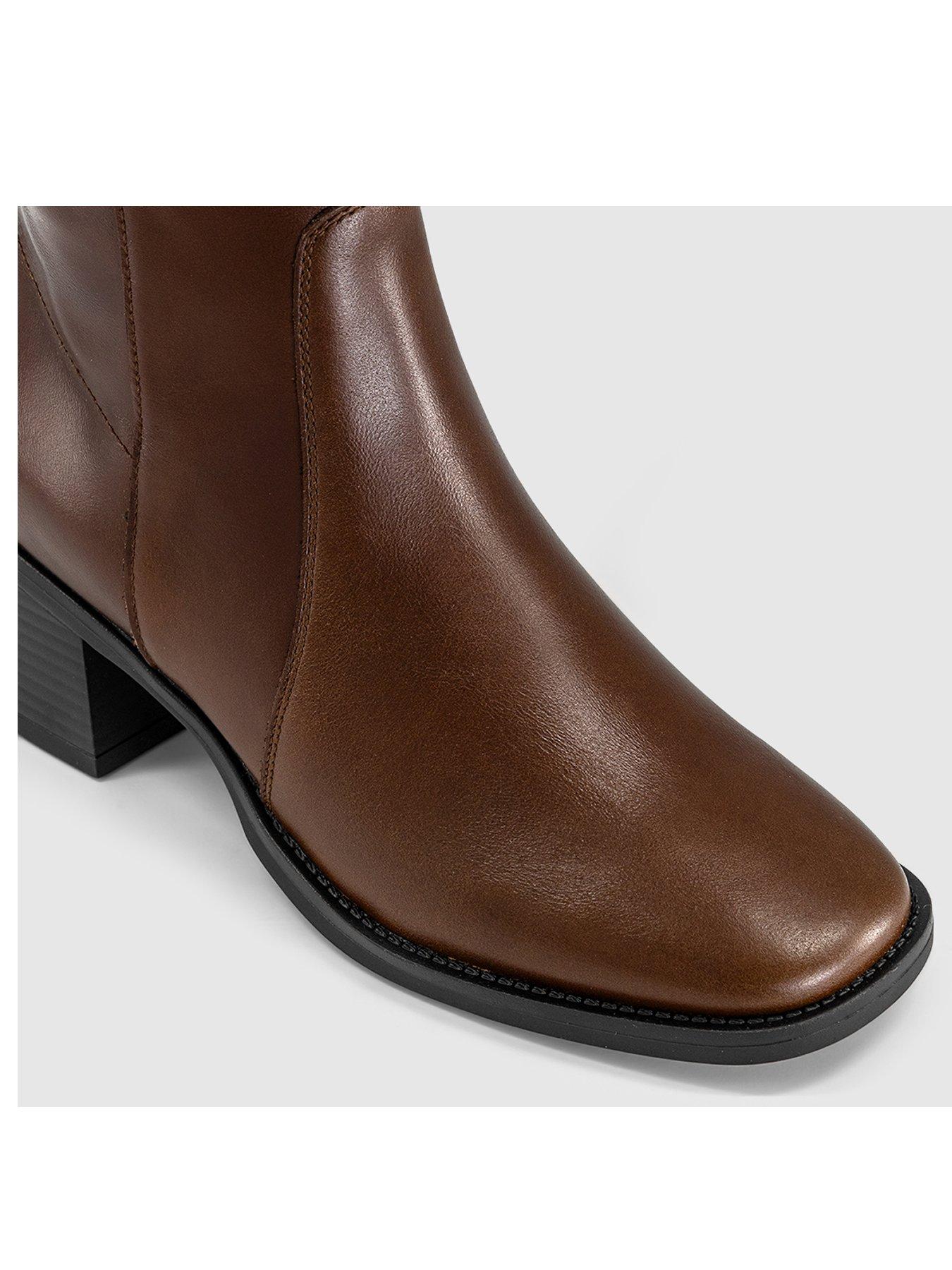 Image 3 of 4 of OFFICE Knight - Block Heel Knee Boot
