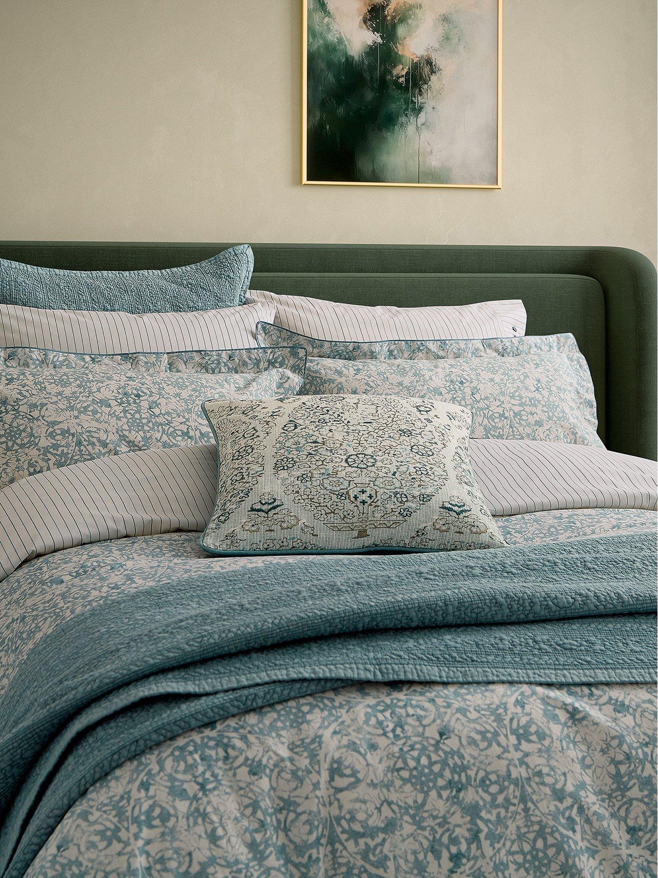 Image 1 of 4 of Bedeck of Belfast Celina Cover Set Celadon/ Olive