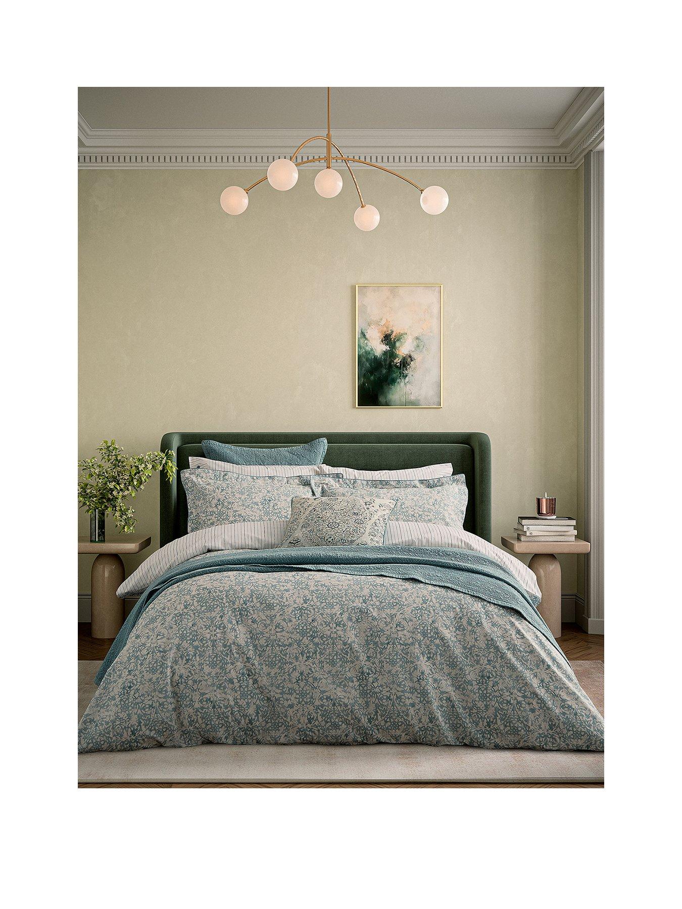 Image 2 of 4 of Bedeck of Belfast Celina Cover Set Celadon/ Olive