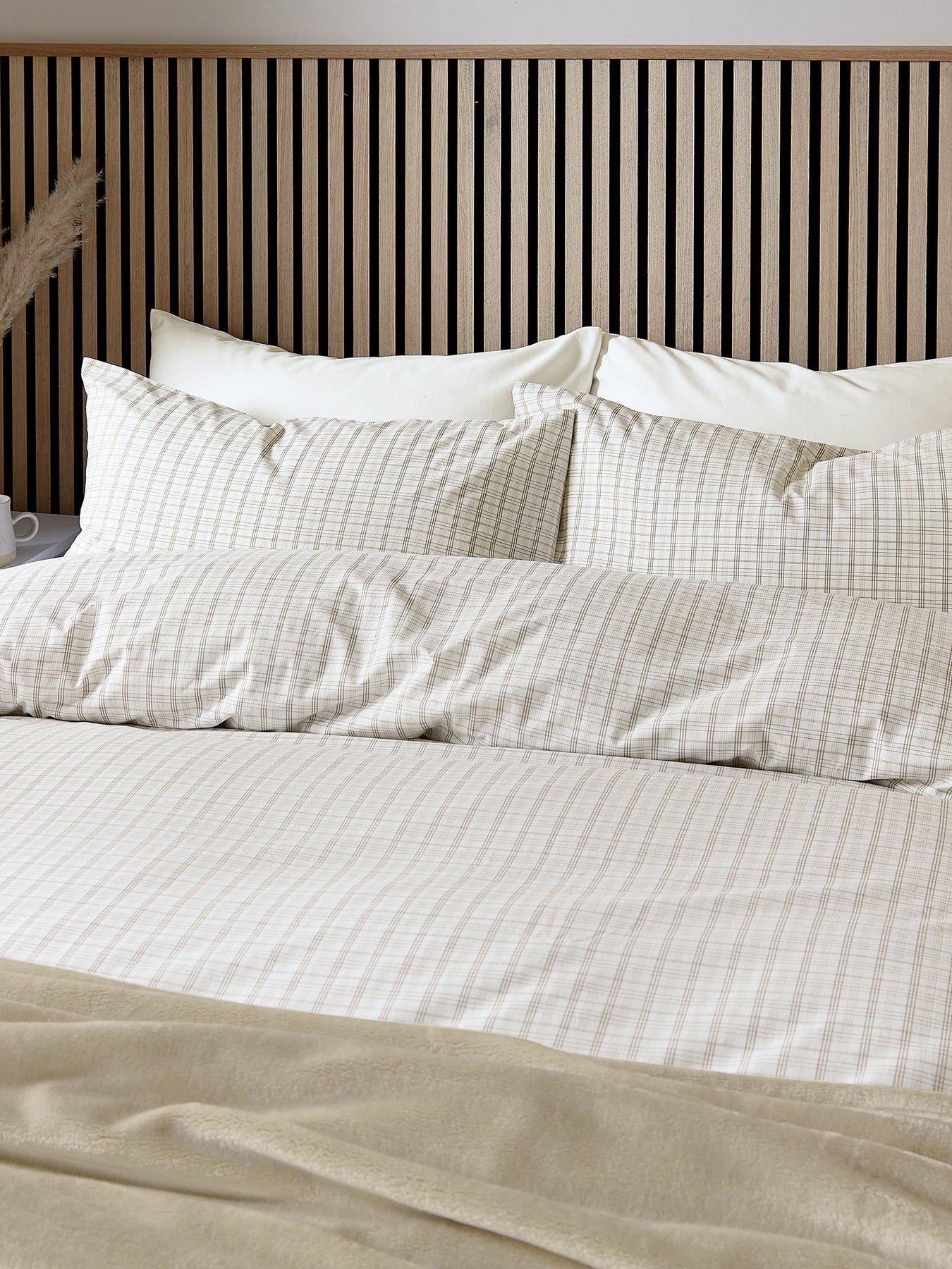 Helena Springfield Tranquil Check Cover Set S/b Linen