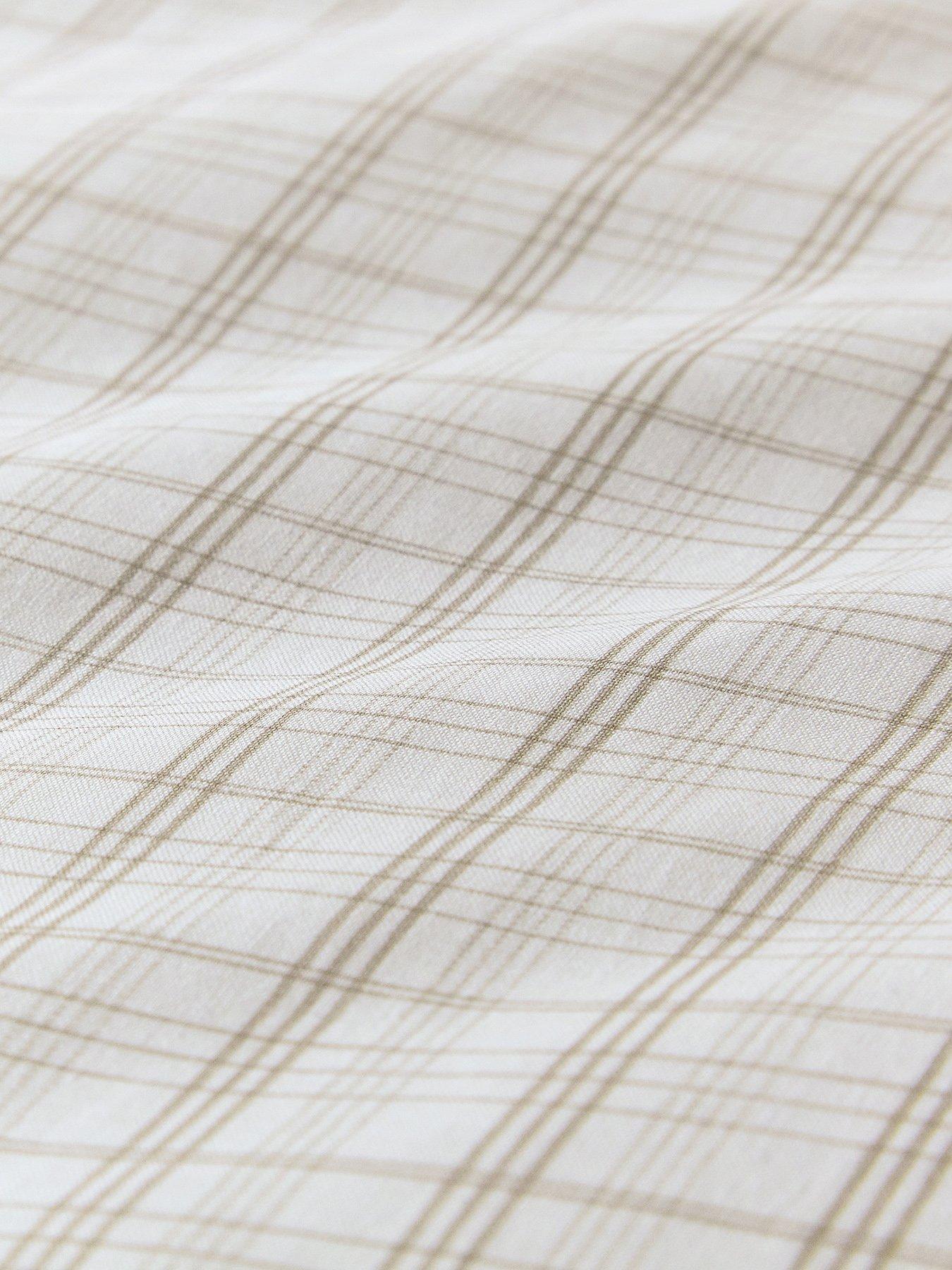 Image 3 of 7 of Helena Springfield Tranquil Check Cover Set Linen
