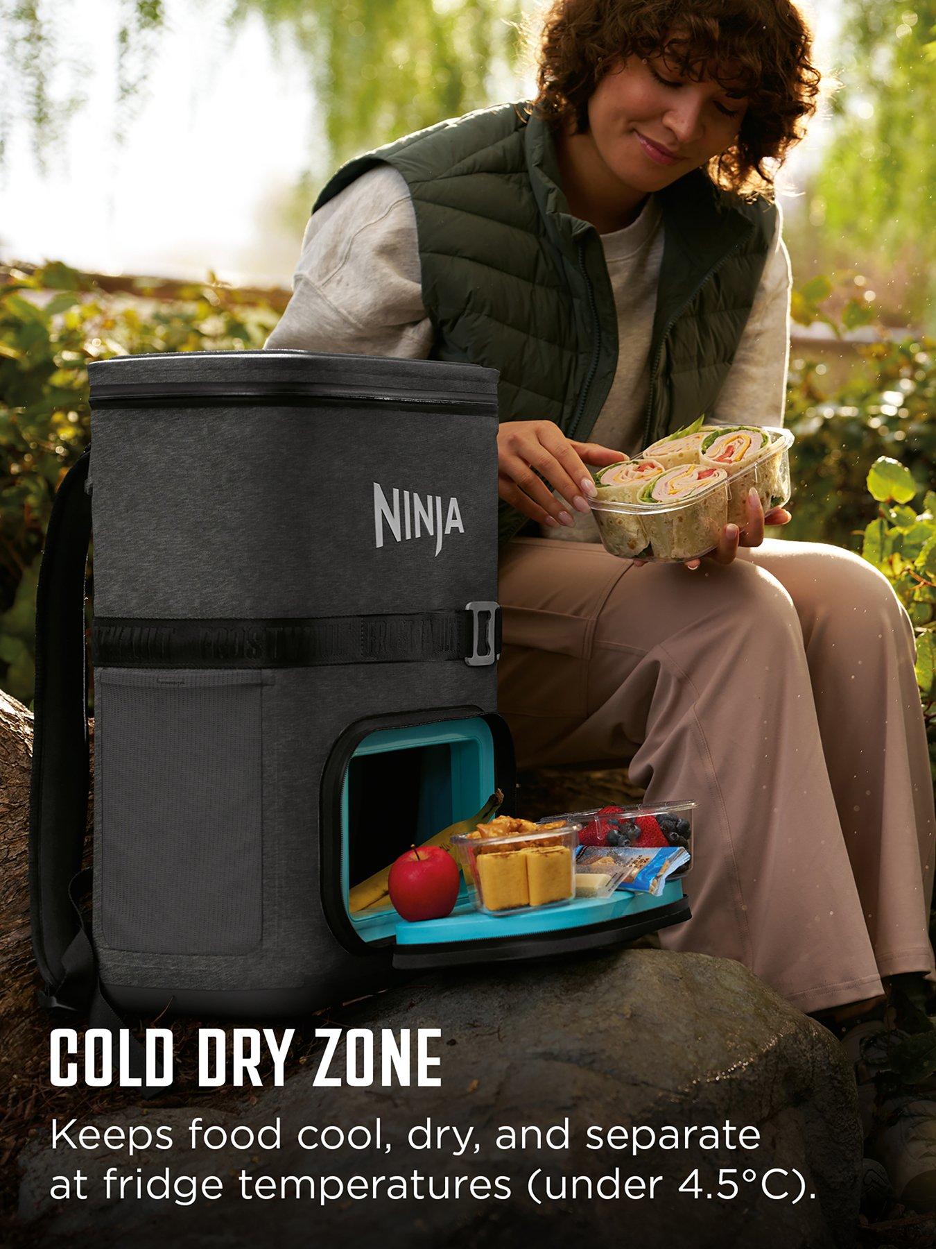 Image 3 of 7 of NINJA FrostVault Go 17 litre 24-Can Backpack Soft Cooler - Charcoal Grey