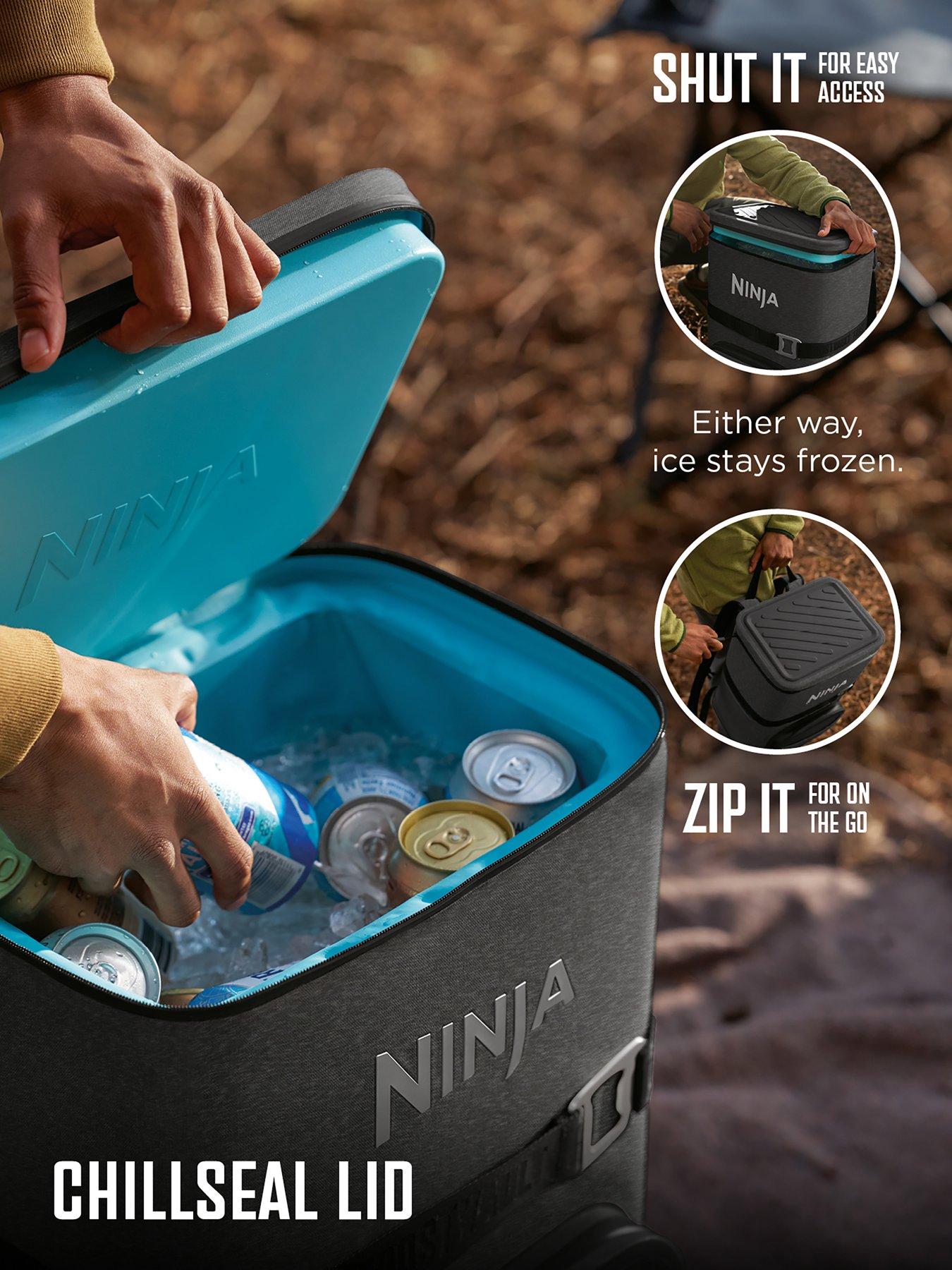 Image 4 of 7 of NINJA FrostVault Go 17 litre 24-Can Backpack Soft Cooler - Charcoal Grey