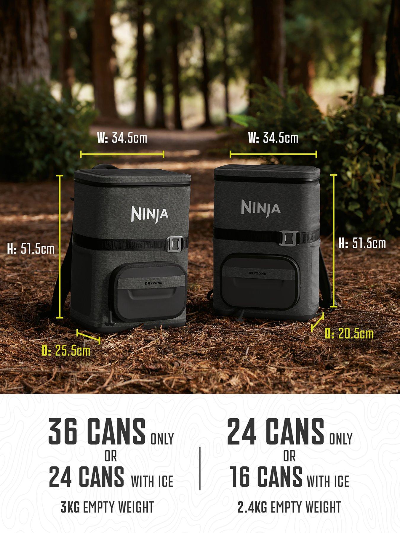 Image 7 of 7 of NINJA FrostVault Go 17 litre 24-Can Backpack Soft Cooler - Charcoal Grey