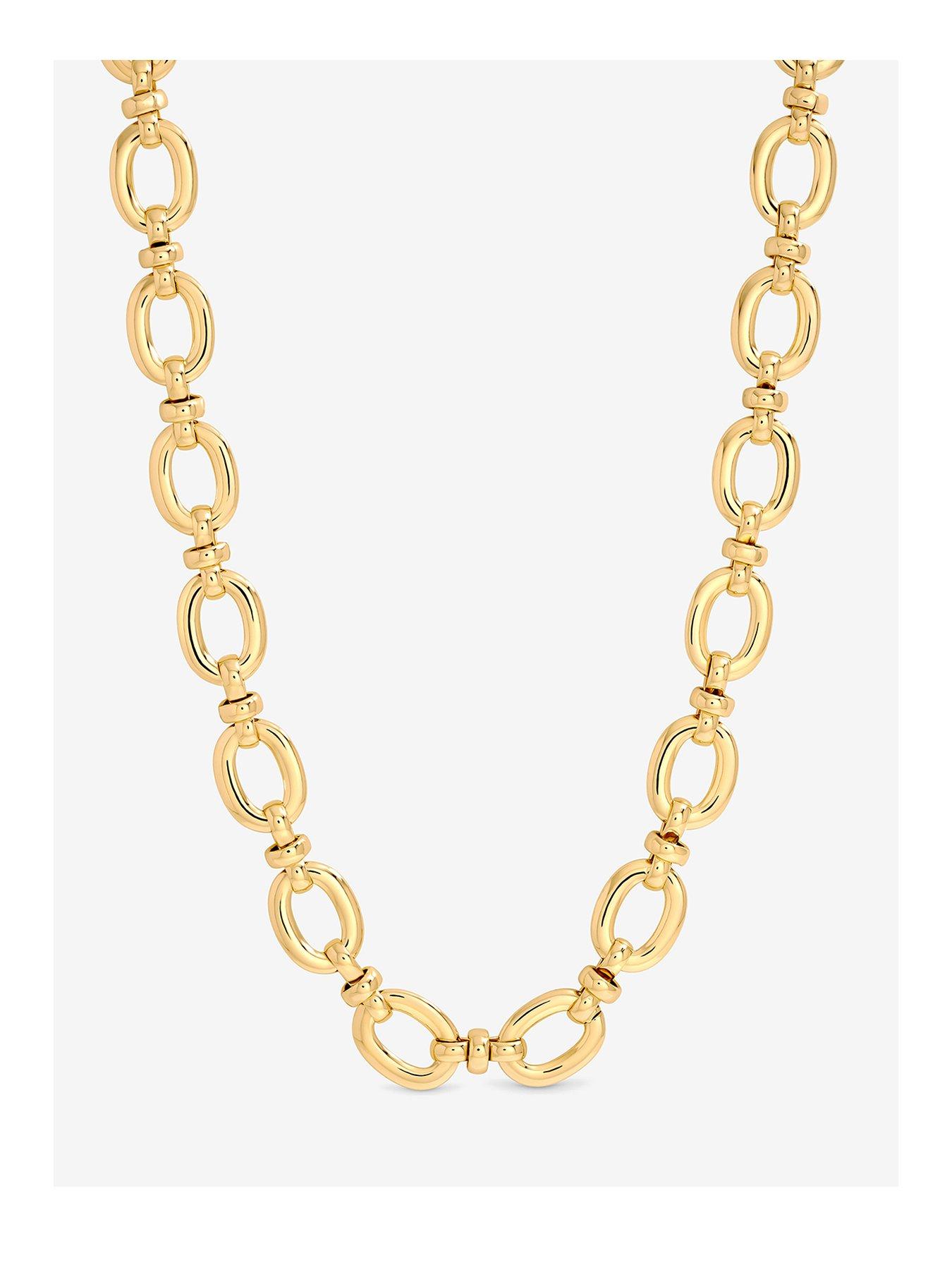 Image 1 of 3 of Jon Richard Gold Plated Open Link Necklace