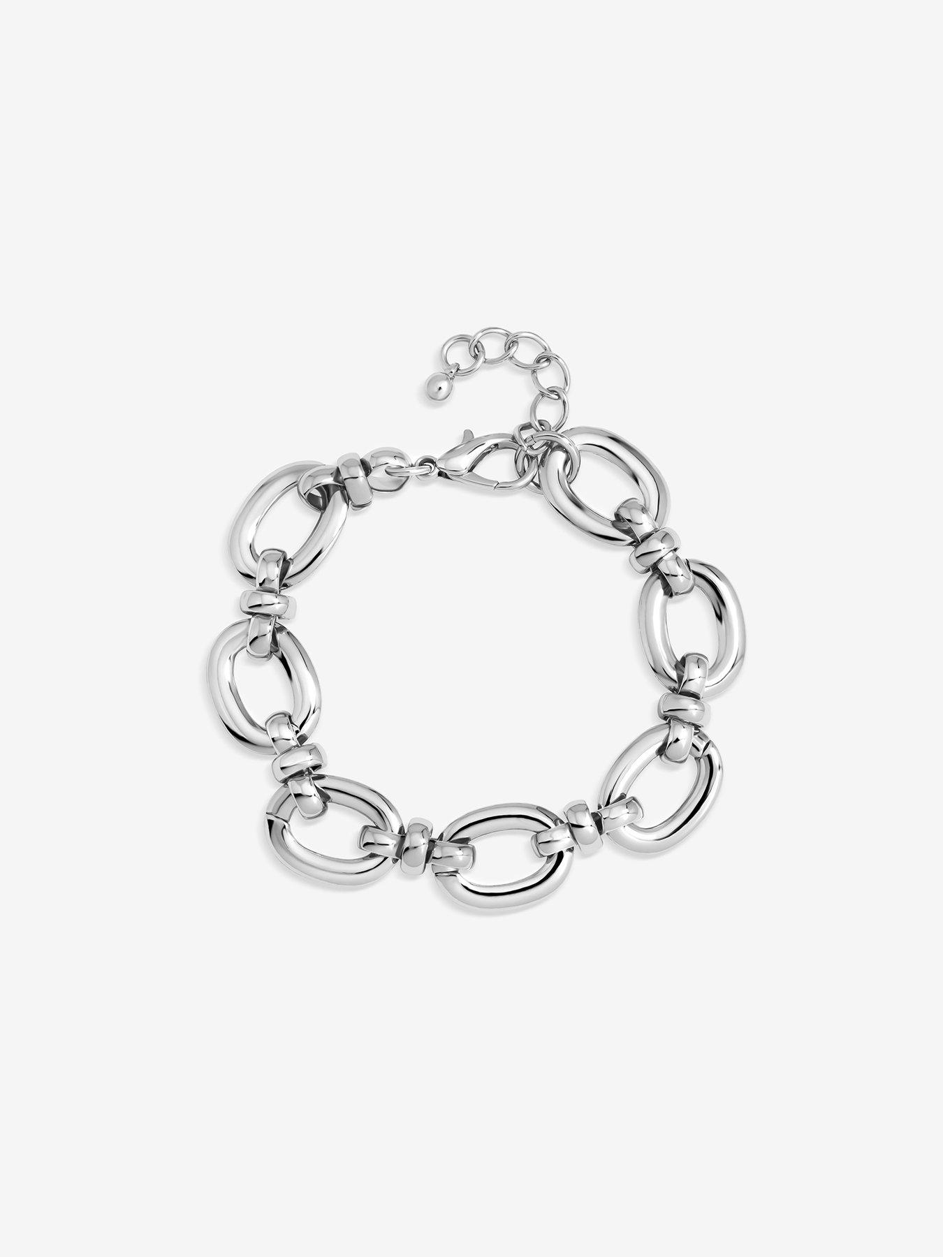 Image 3 of 3 of Jon Richard Silver Plated Openlink Bracelet