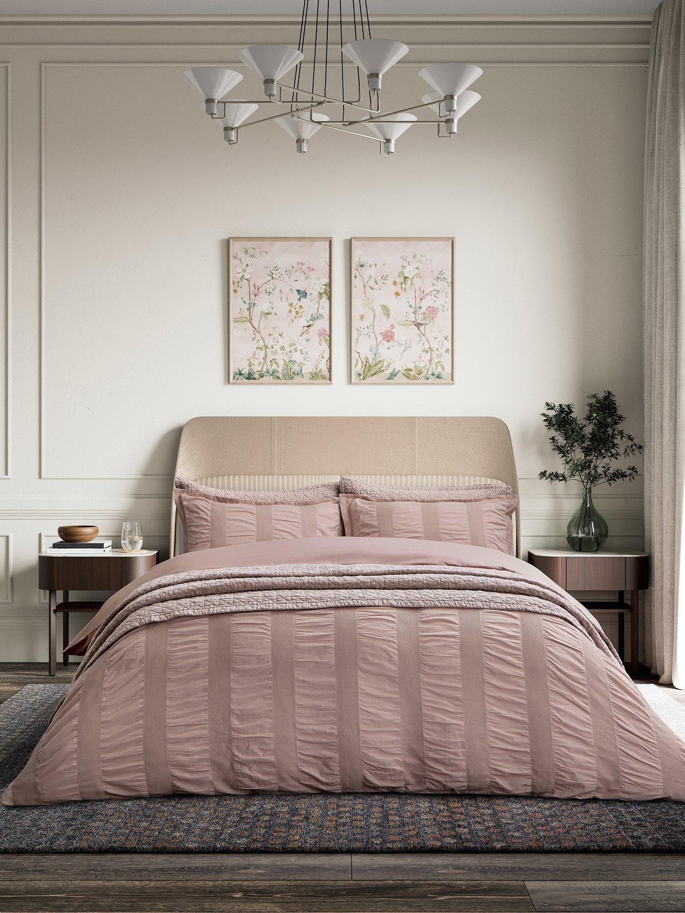 Image 3 of 3 of Bedeck of Belfast Stonewashed Cotton Throw 230X250Cm Pink