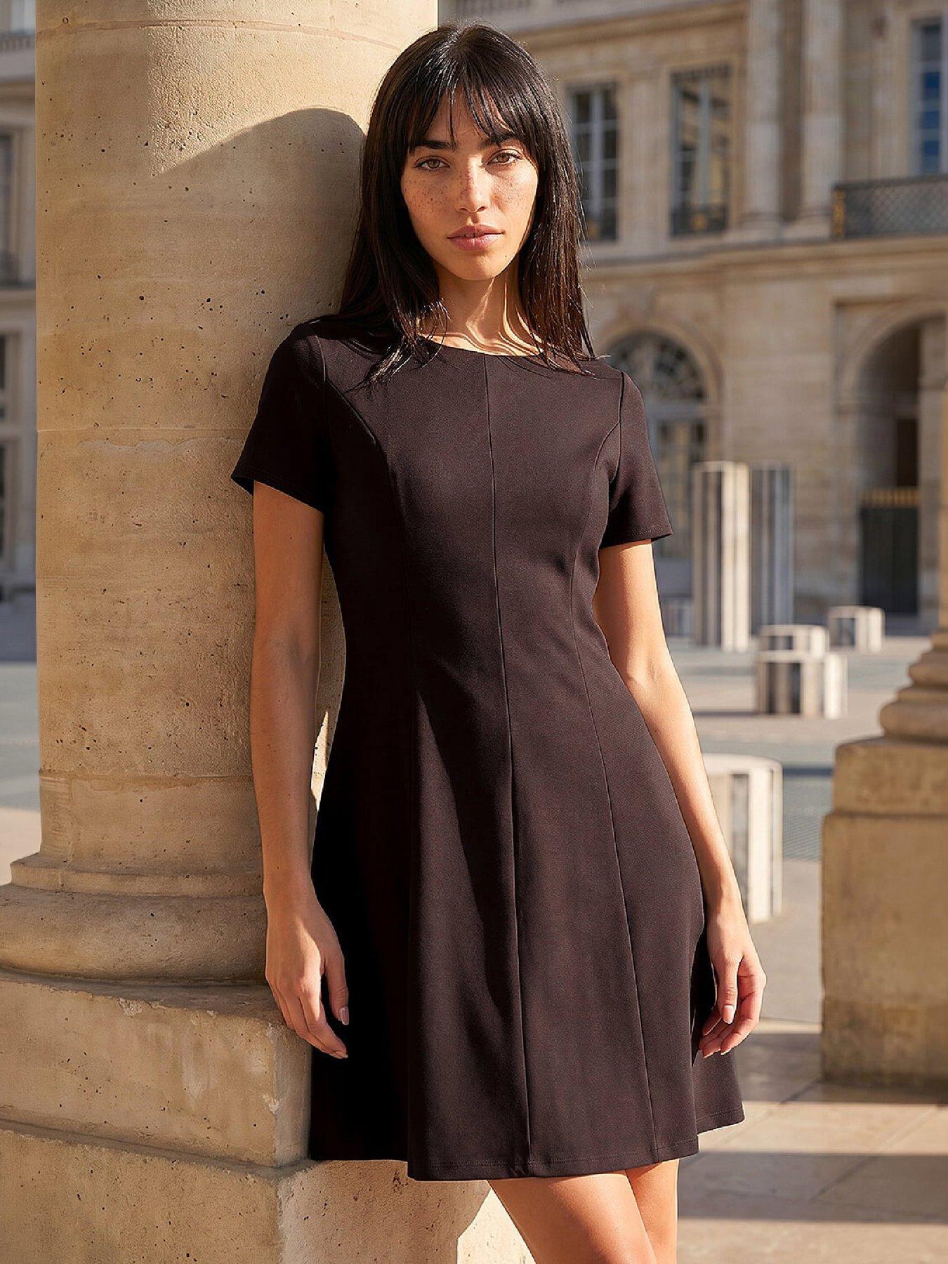 Roman Petite Ponte Dress