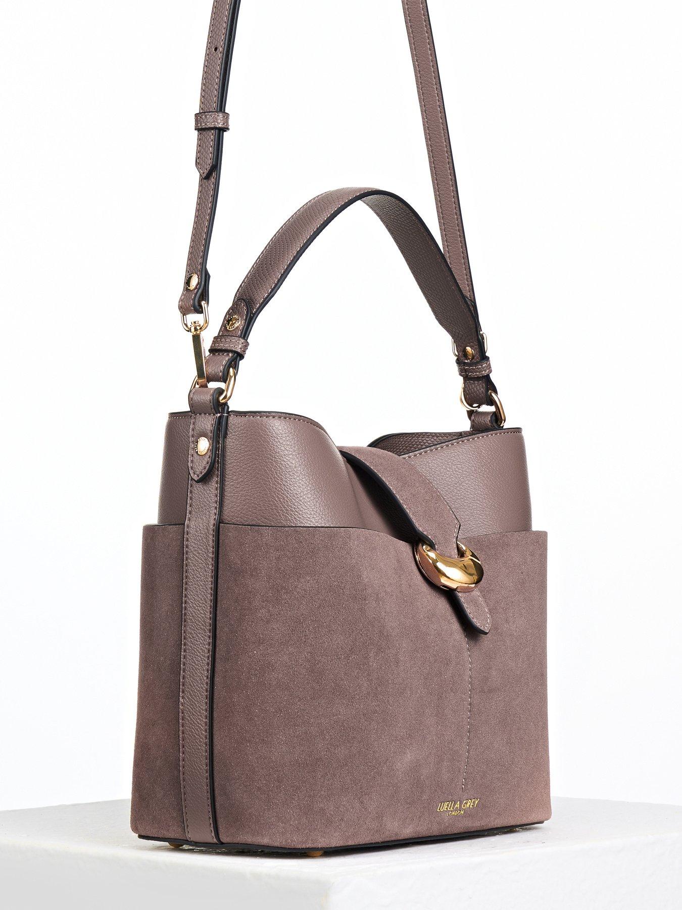Image 4 of 6 of Luella Grey Indra Bucket Crossbody In Fawn