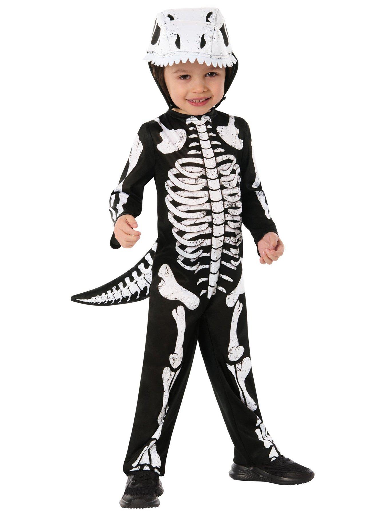 Image 1 of 5 of Skeleton Dinosaur Child Costume