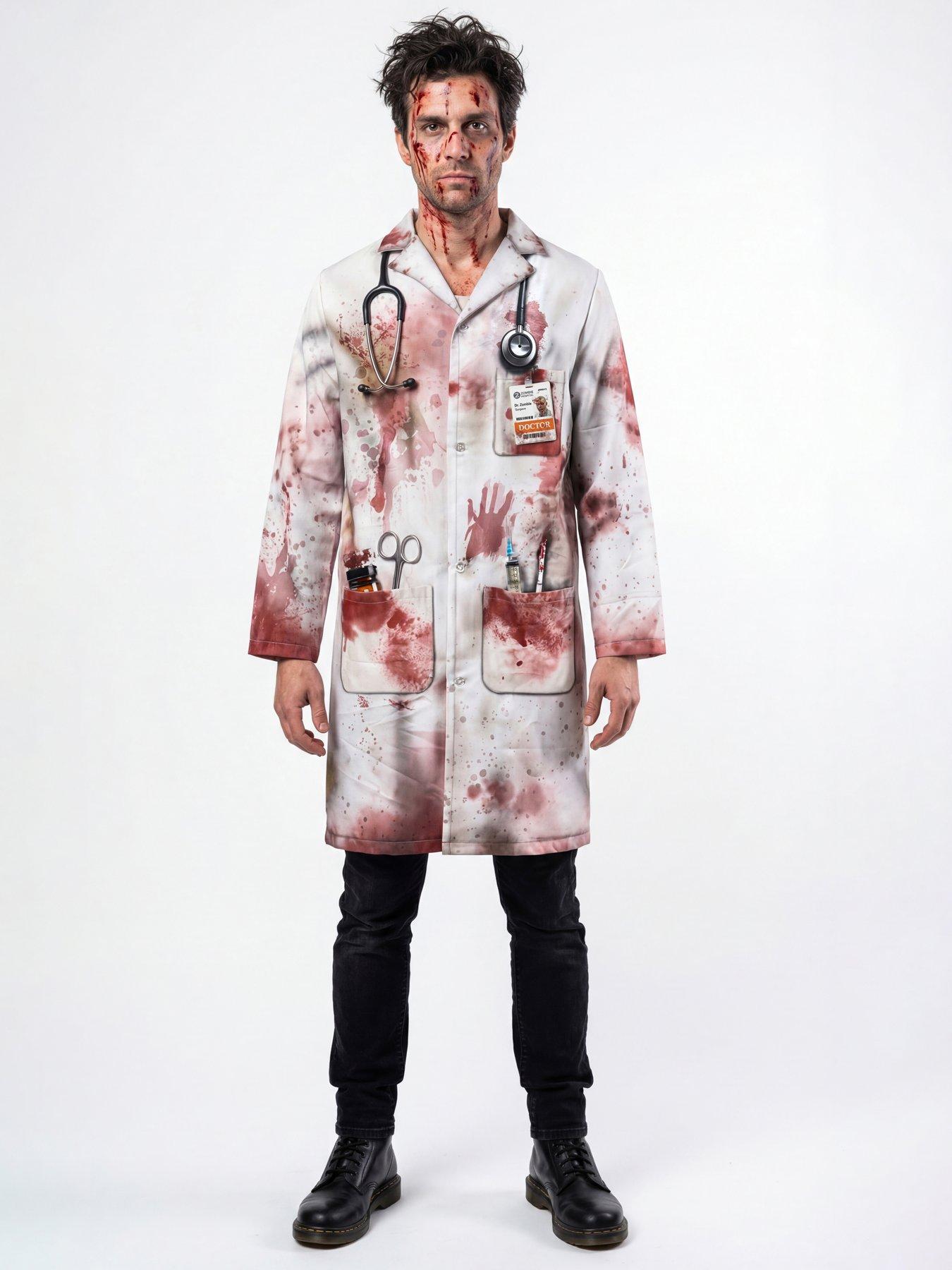 Mens Doctor Coat And Mask