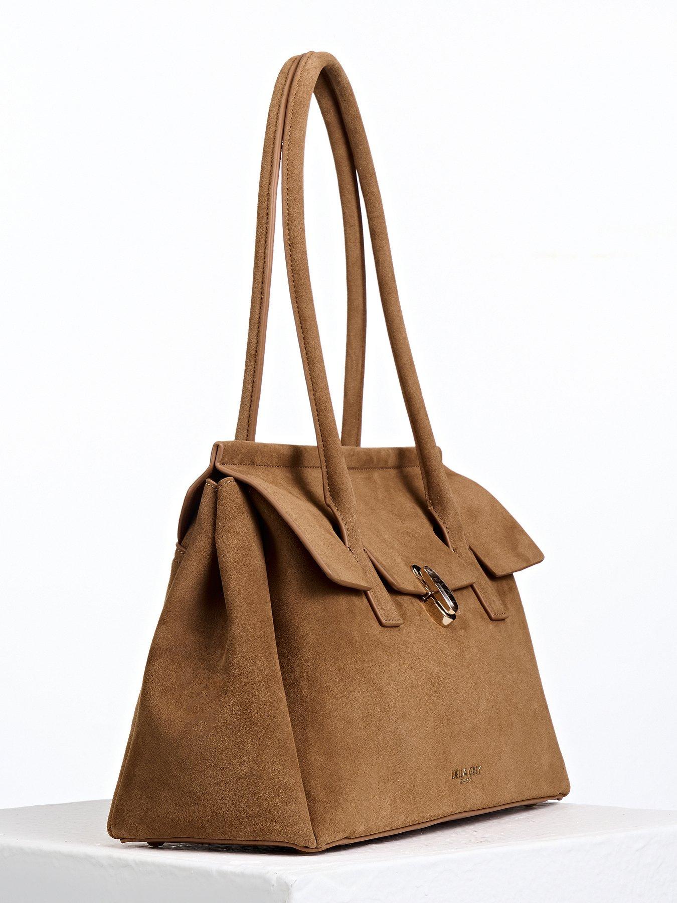 Image 4 of 6 of Luella Grey Natalia Tote Bag - Tan Suede