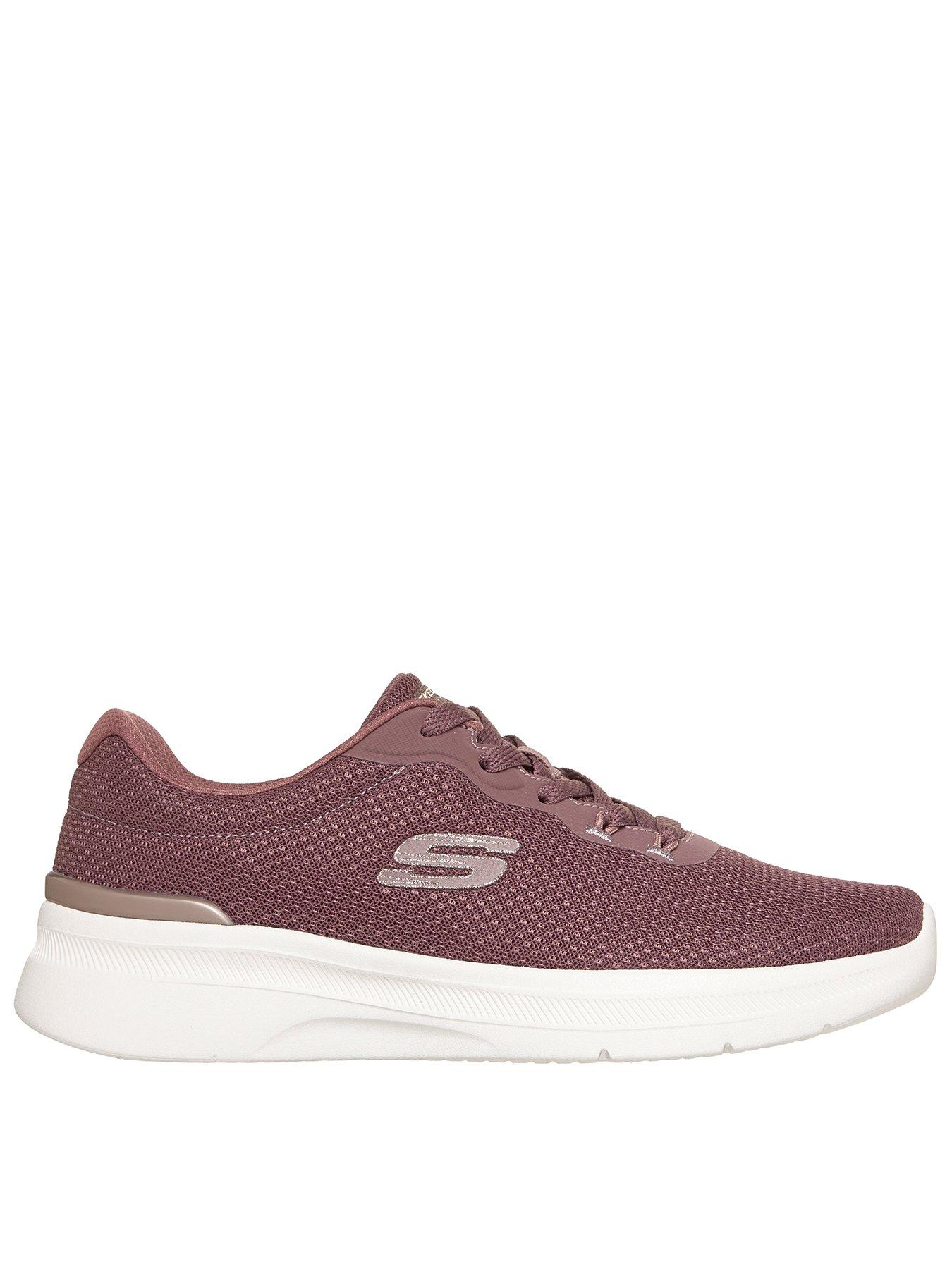 Image 1 of 6 of Skechers Dynamight 3.0 Radiant Hour Mesh Lace Up - Mauve