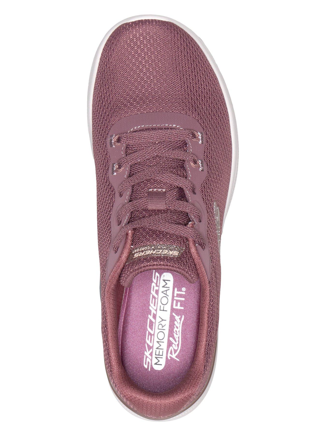 Image 3 of 6 of Skechers Dynamight 3.0 Radiant Hour Mesh Lace Up - Mauve