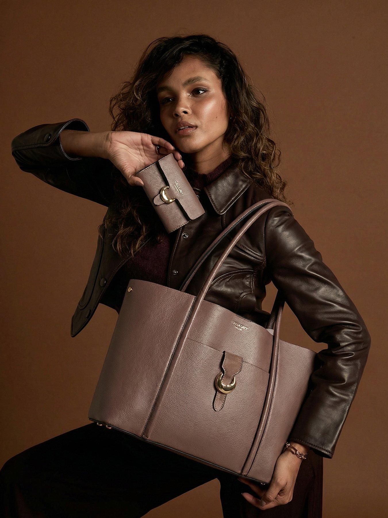 Image 6 of 6 of Luella Grey Lilibet Laptop Tote In Fawn