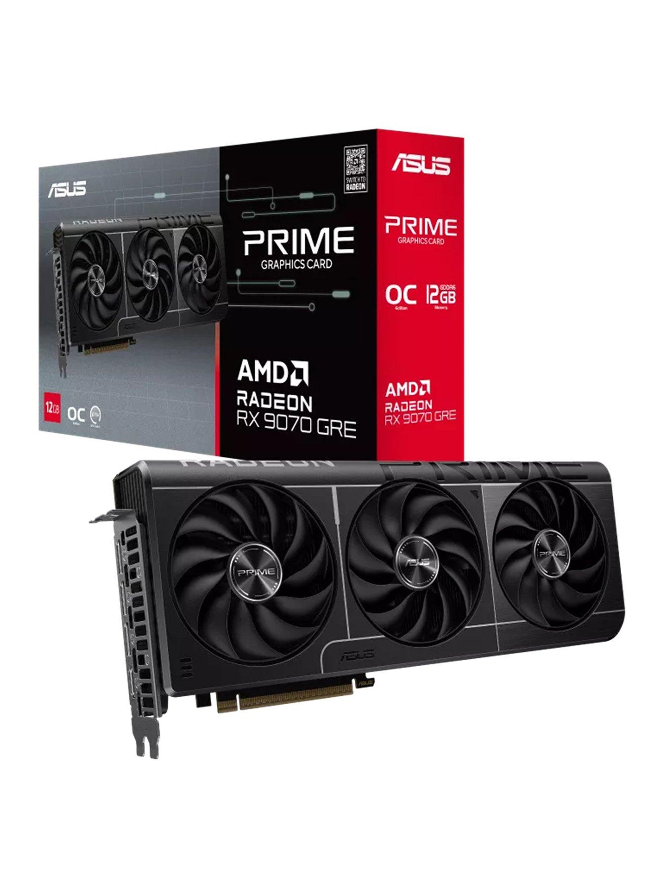 Asus Prime AMD Radeon RX 9070 GRE 12Gb GDDR6 PCIe 5.0 Overclocked Graphics Card