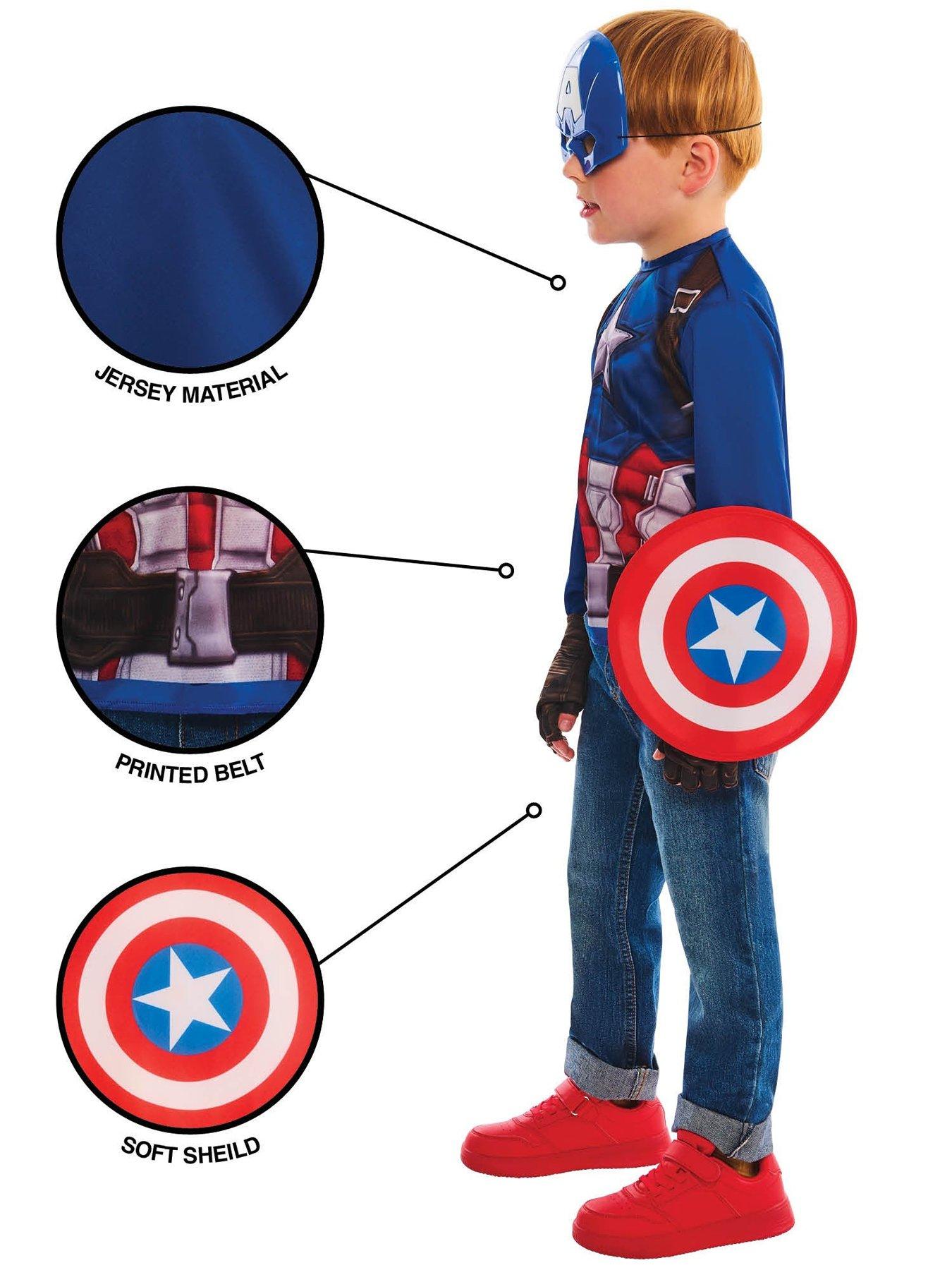 Image 5 of 7 of The Avengers Avengers Captain America Dress Up Gift Set