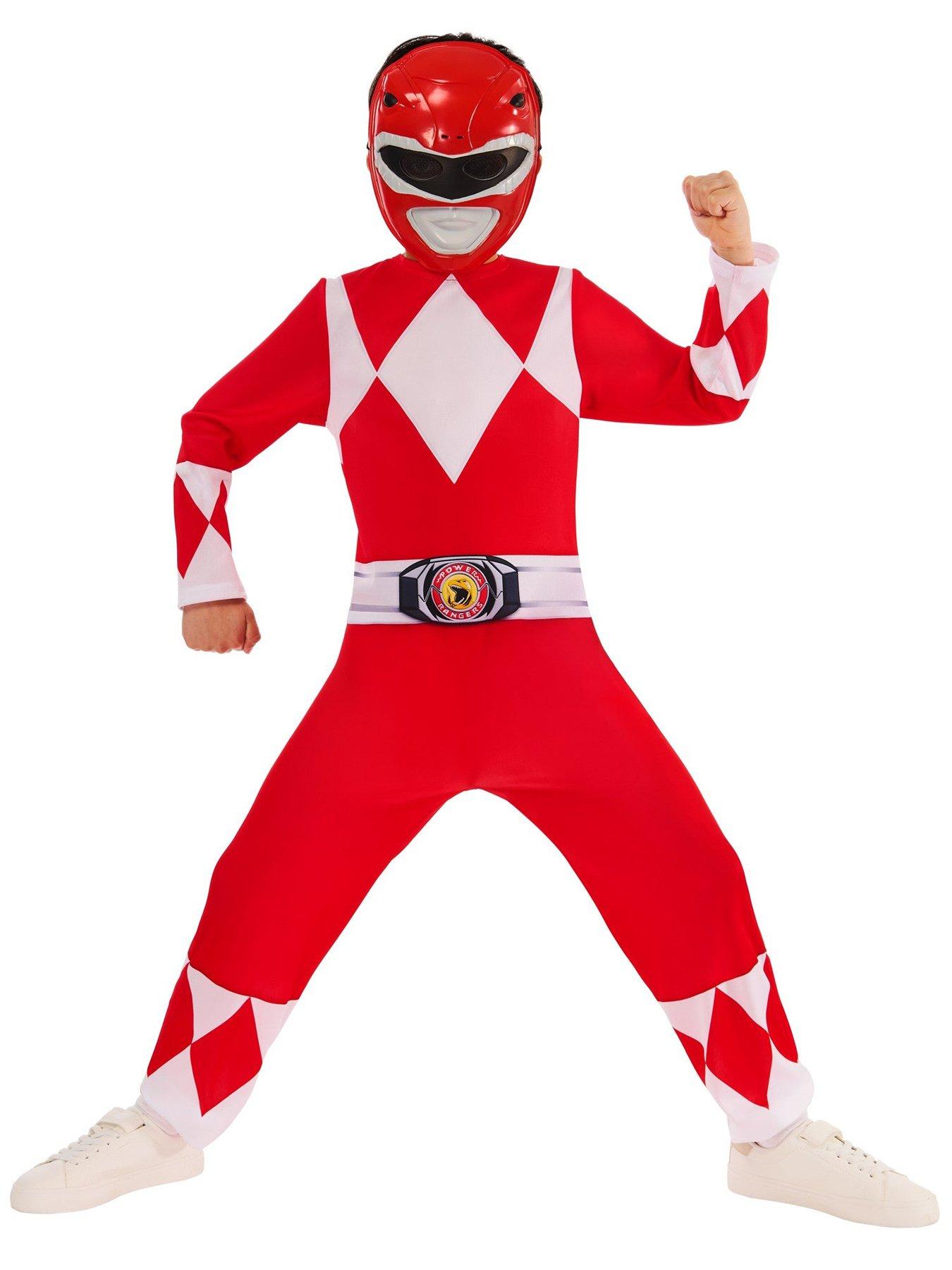 Image 1 of 6 of Power Rangers Mighty Morphin Red Ranger Child Costume