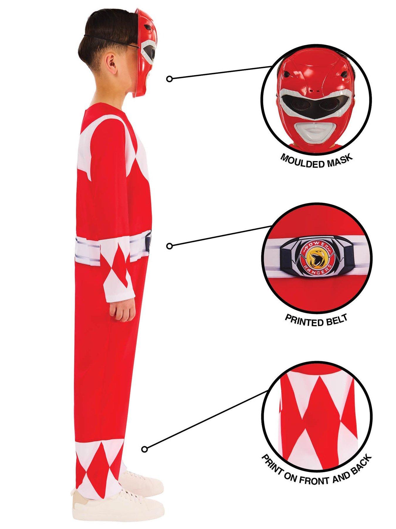 Image 3 of 6 of Power Rangers Mighty Morphin Red Ranger Child Costume