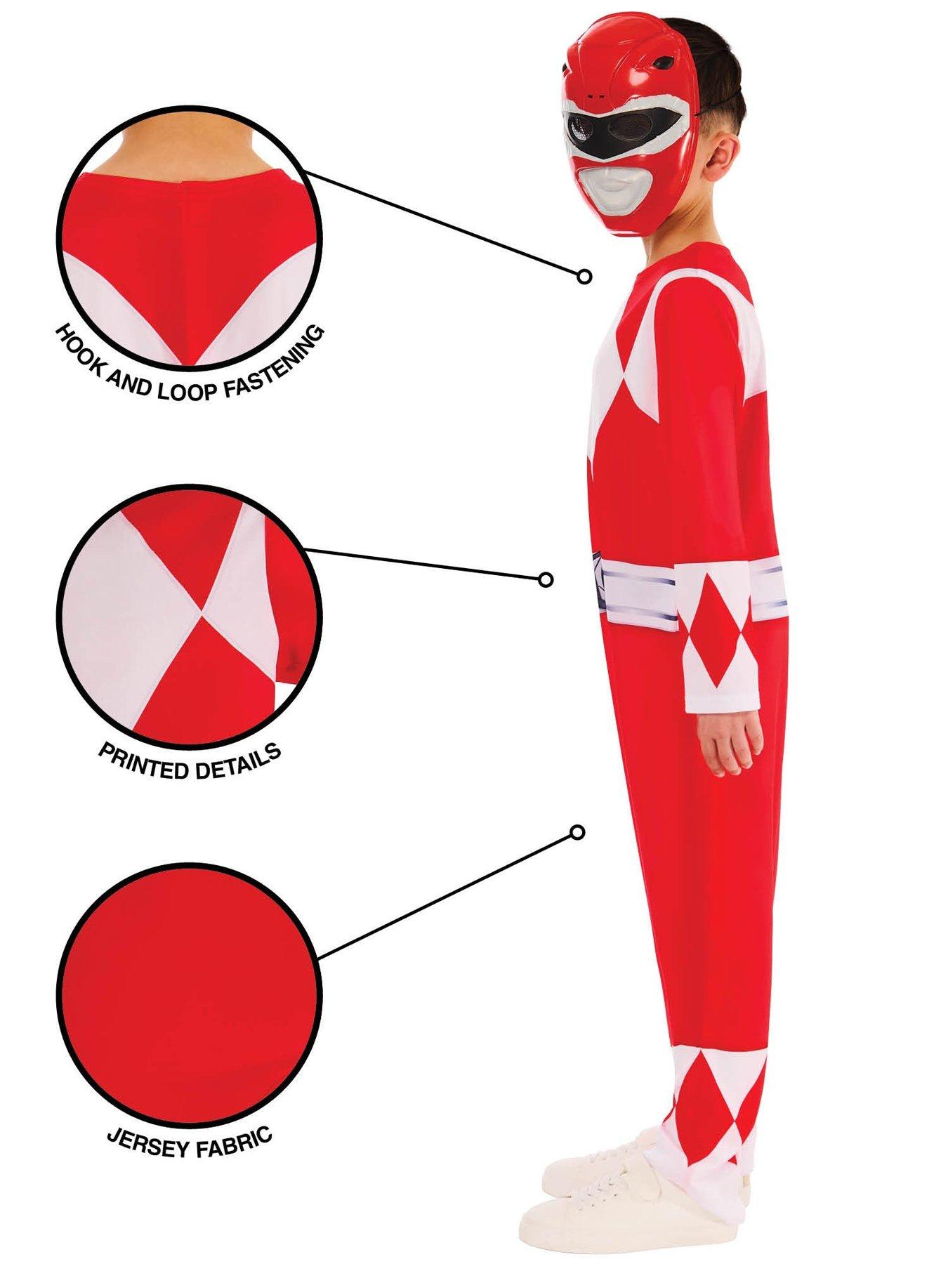 Image 4 of 6 of Power Rangers Mighty Morphin Red Ranger Child Costume