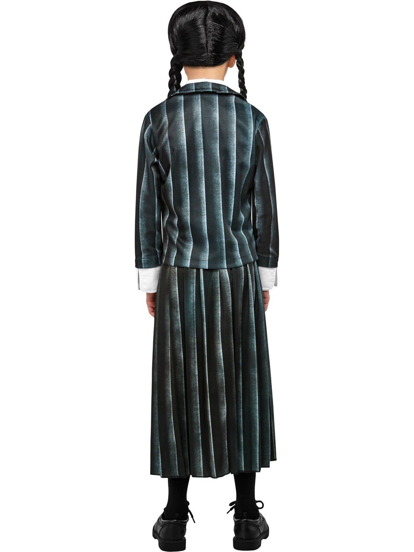 Image 2 of 7 of Wednesday Netflix Wednesday School Uniform Child Costume