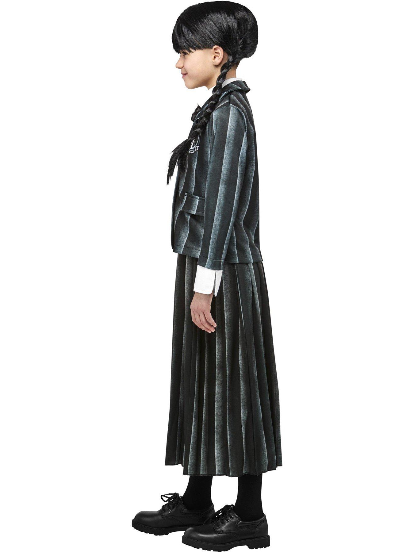 Image 3 of 7 of Wednesday Netflix Wednesday School Uniform Child Costume