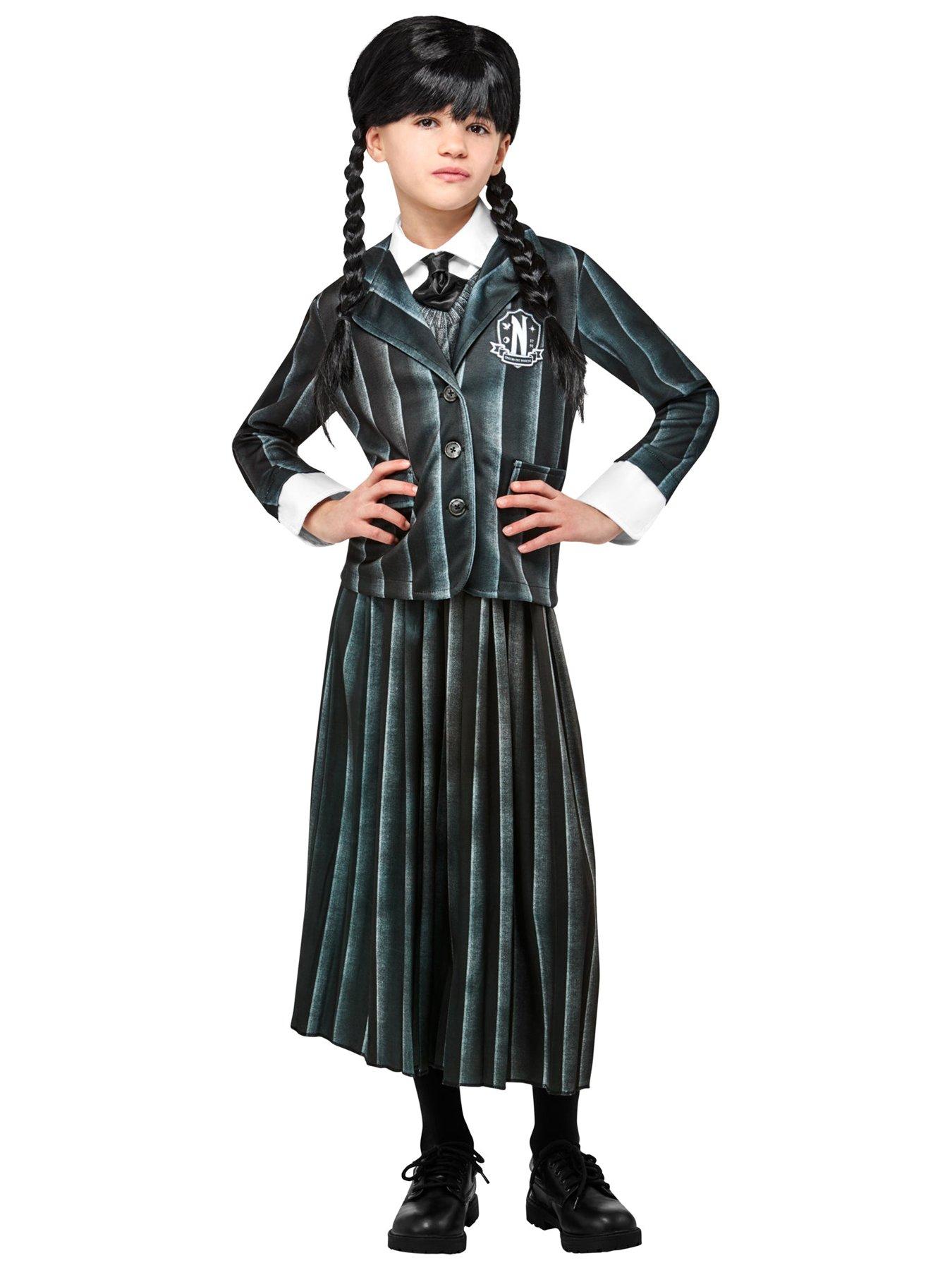 Image 4 of 7 of Wednesday Netflix Wednesday School Uniform Child Costume
