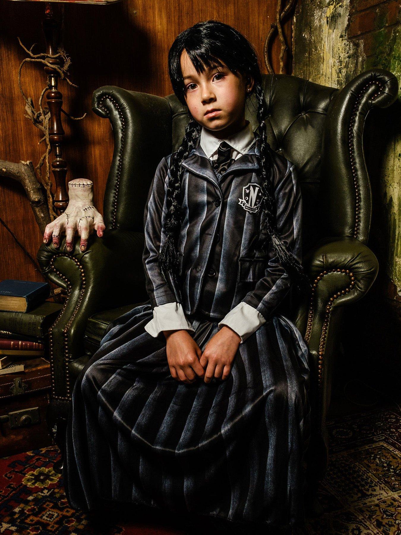 Image 6 of 7 of Wednesday Netflix Wednesday School Uniform Child Costume