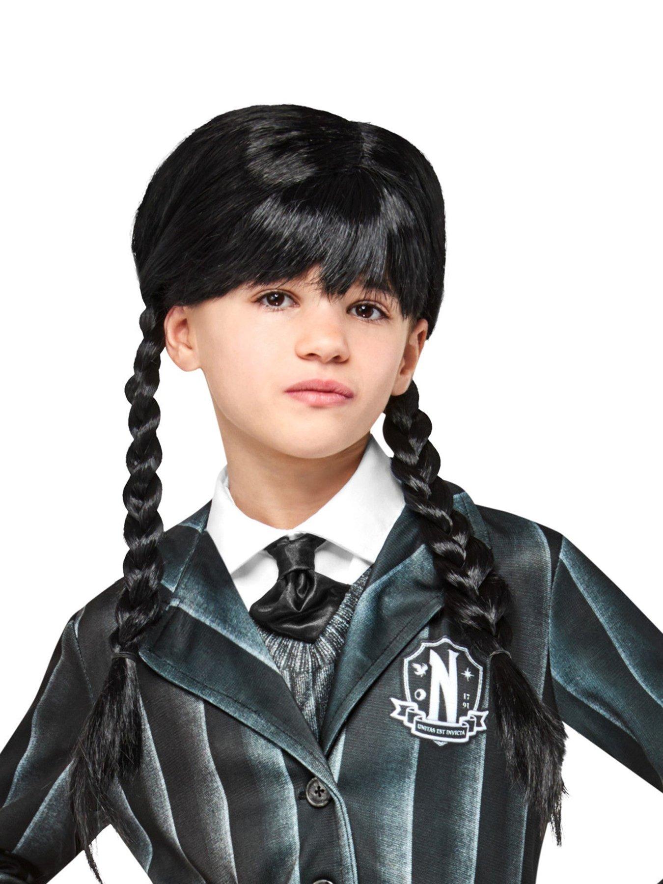 Image 3 of 3 of Wednesday Netflix Wednesday Child Wig