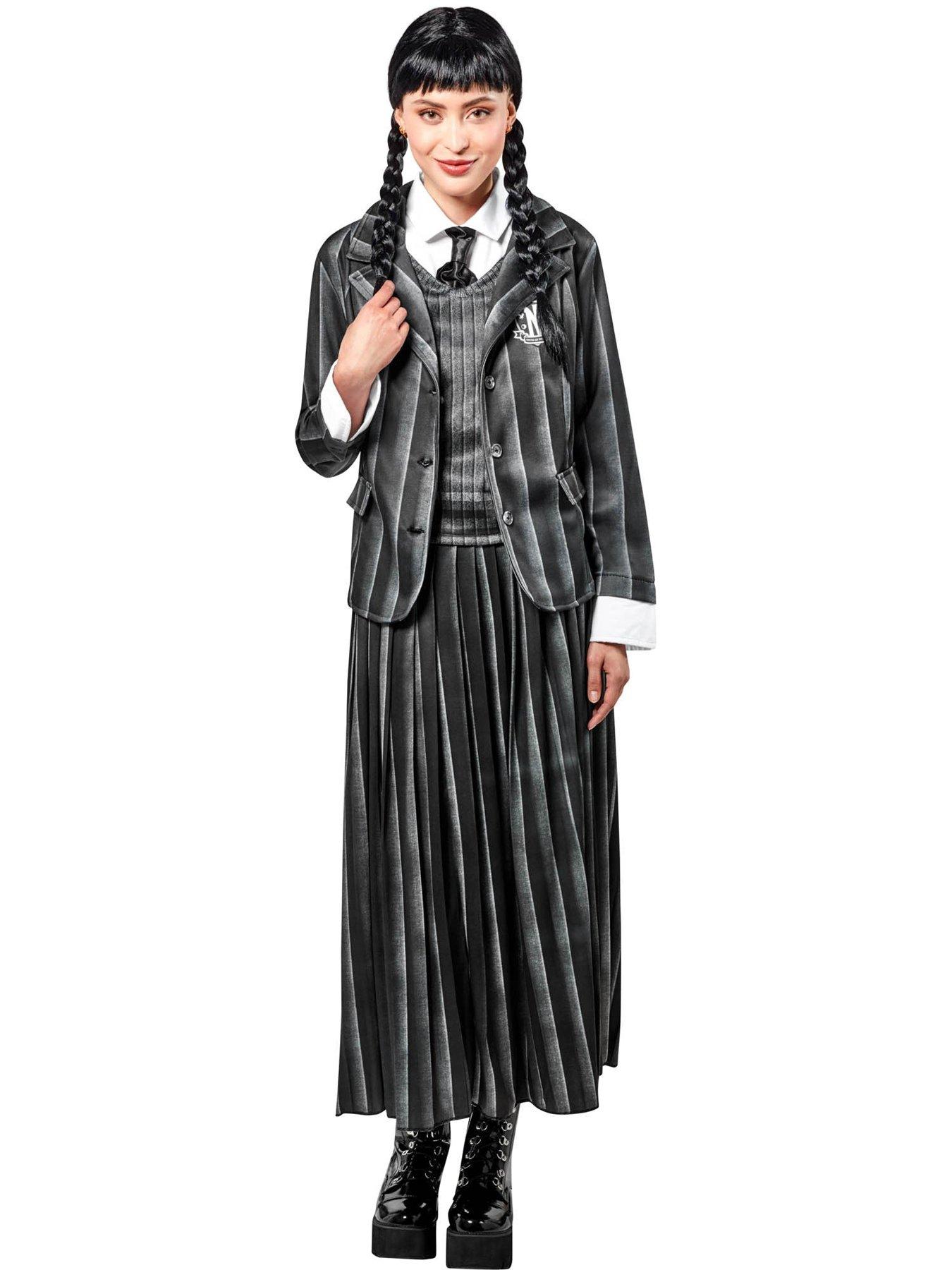 Image 1 of 5 of Wednesday Netflix Wednesday Adult School Uniform
