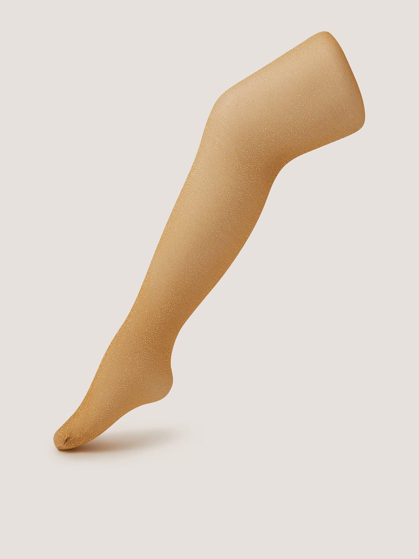 Monsoon Girls Nylon Tights - Gold