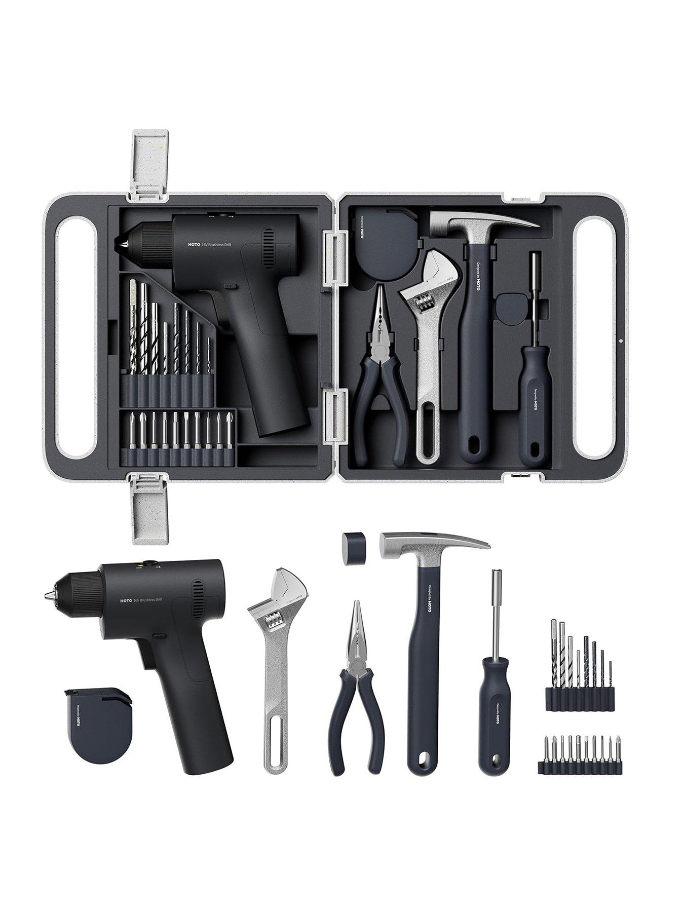 Image 1 of 7 of HOTO 16V Brushless Drill Tool Set