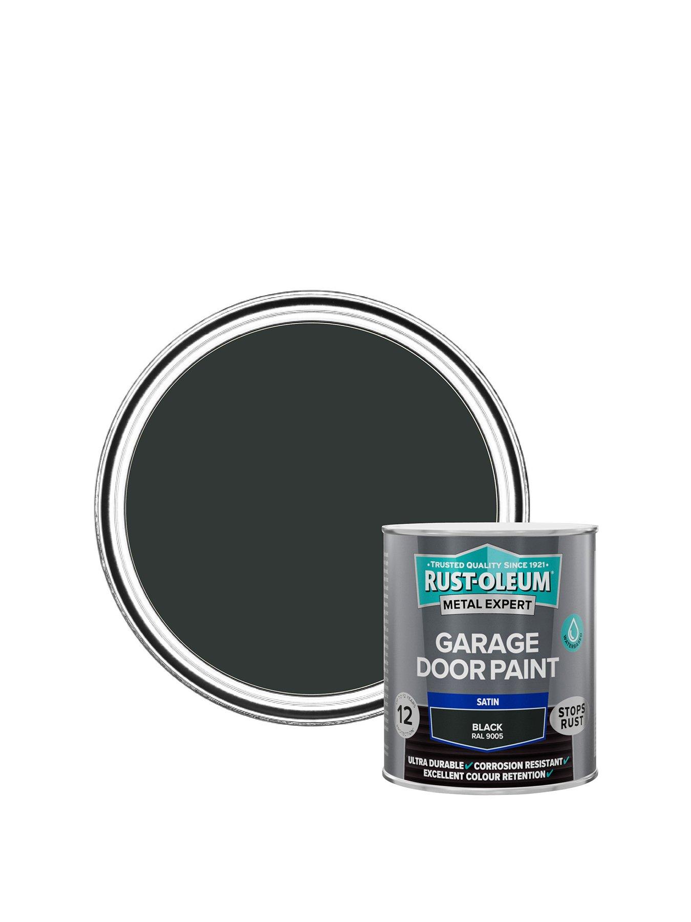 Image 1 of 6 of Rust-Oleum Metal Expert Garage Paint -Satin Black 750ML