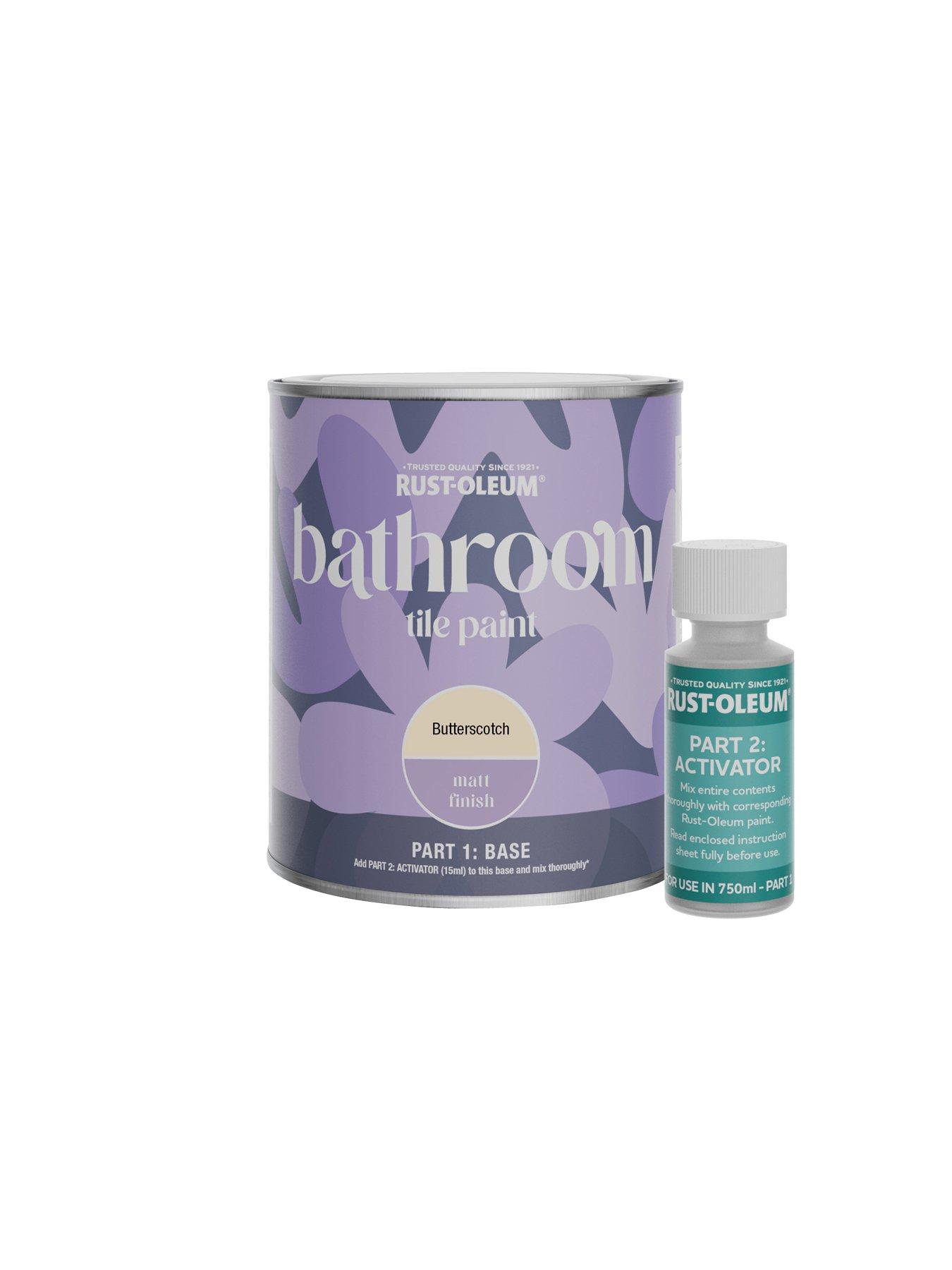Image 7 of 7 of Rust-Oleum Bathroom Tile Paint - Matt Butterscotch 750ML