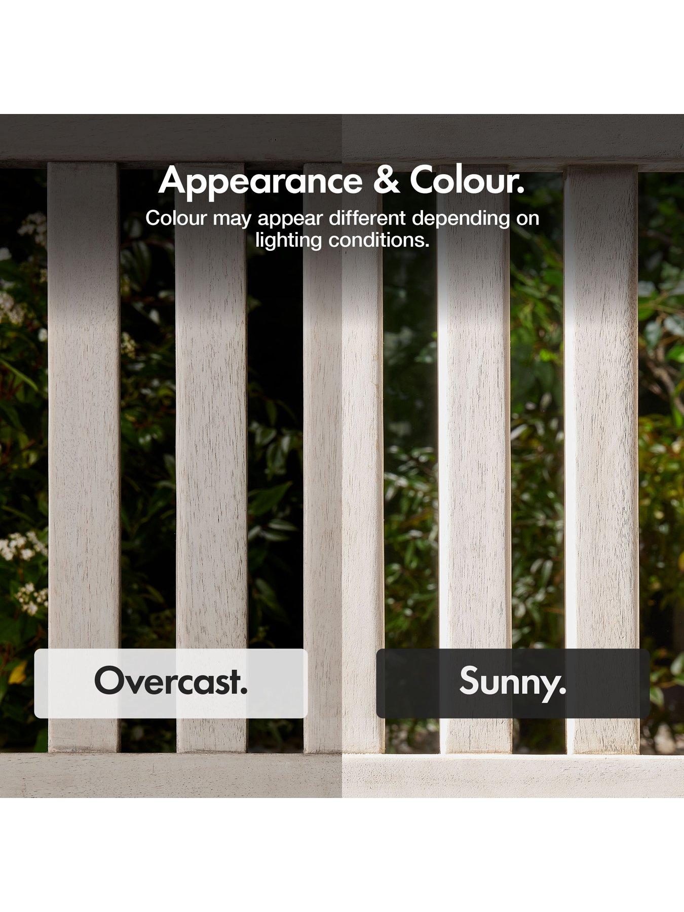 Image 7 of 7 of Vonhaus Murcia 2 Seater Wooden Grey Garden Bench