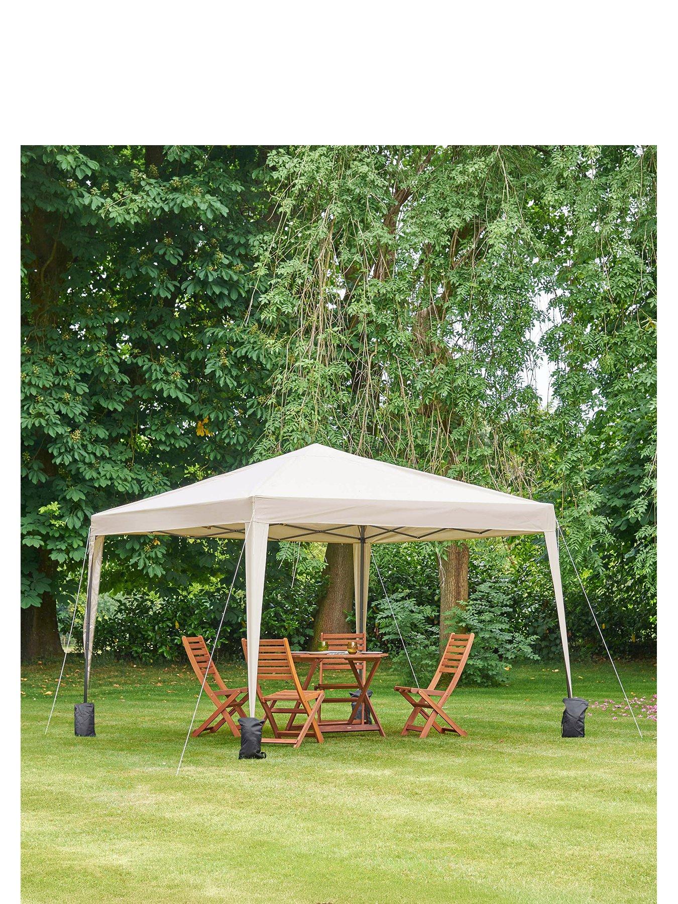 Vonhaus Pop-Up Gazebo - Ivory 3m x 3m