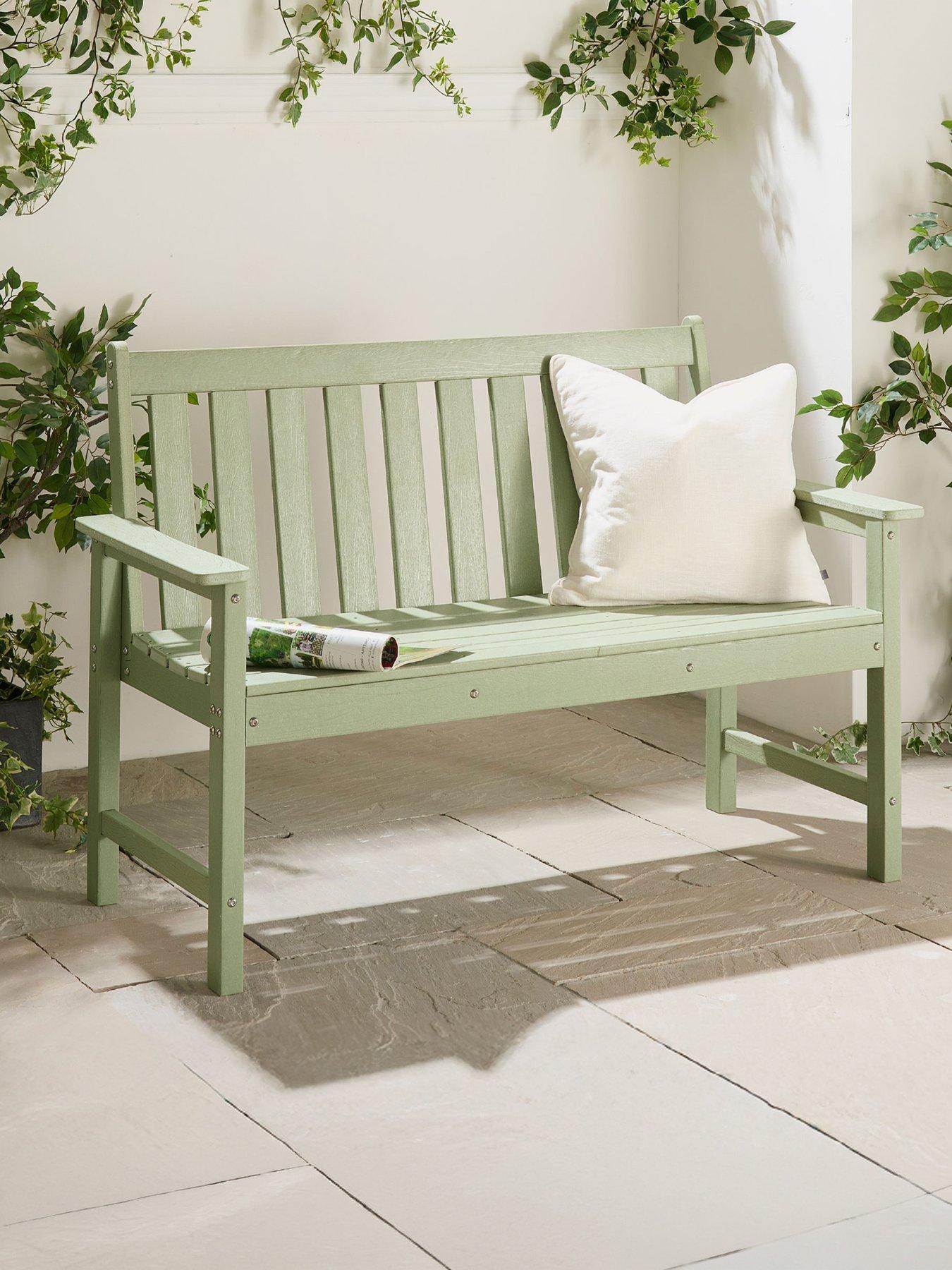 Vonhaus Westport Green Garden Bench