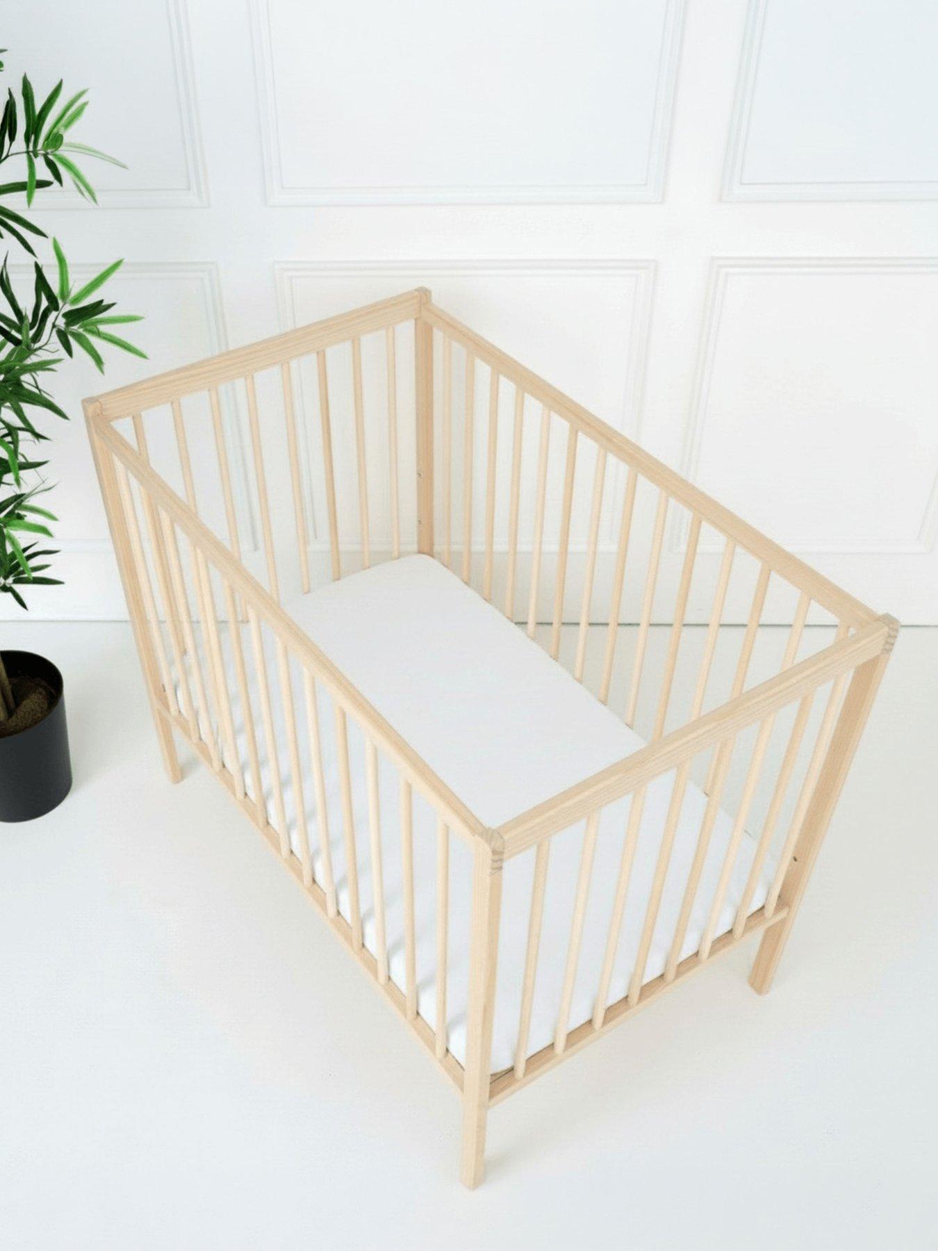 Image 1 of 6 of East Coast Space Saver Cot Natural, Space Saver Cot Sheets and Space Saver Cot Mattress Protector