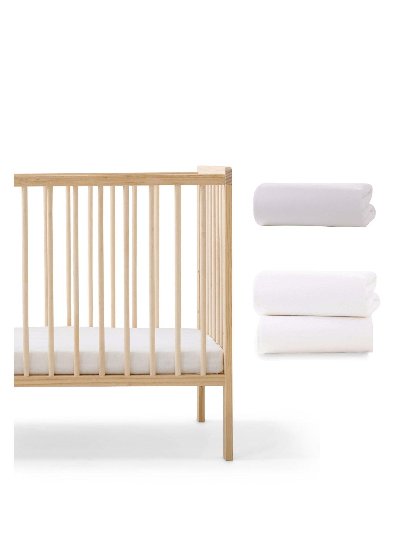 Image 2 of 6 of East Coast Space Saver Cot Natural, Space Saver Cot Sheets and Space Saver Cot Mattress Protector