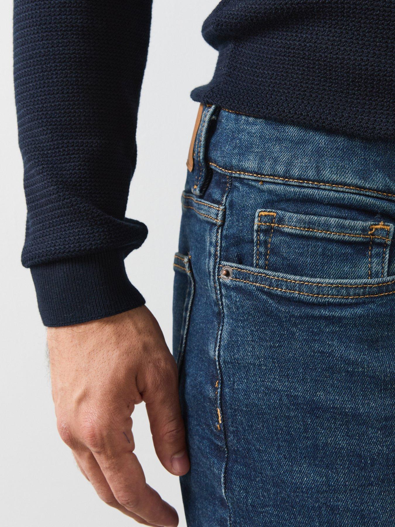 Image 6 of 6 of Mango Jan Slim Fit Jeans - Blue