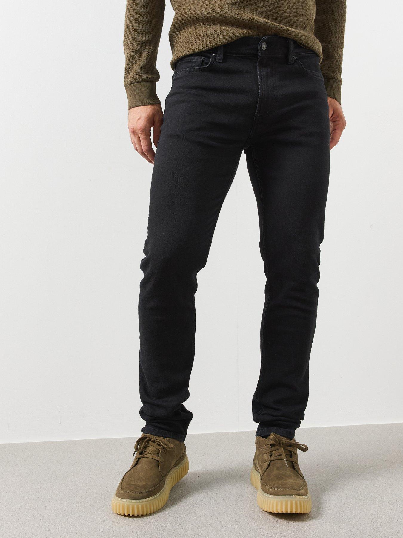 Mango Jan Slim Fit Jeans -  Black