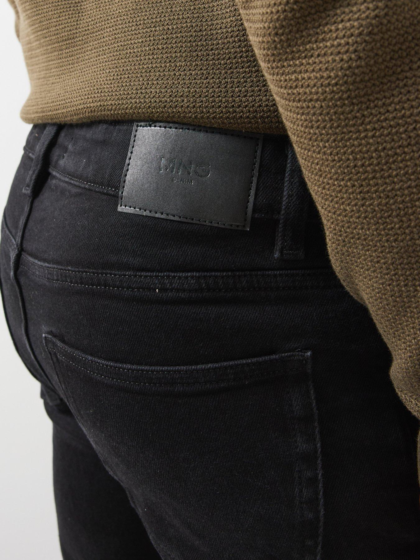 Image 4 of 6 of Mango Jan Slim Fit Jeans - &nbsp;Black