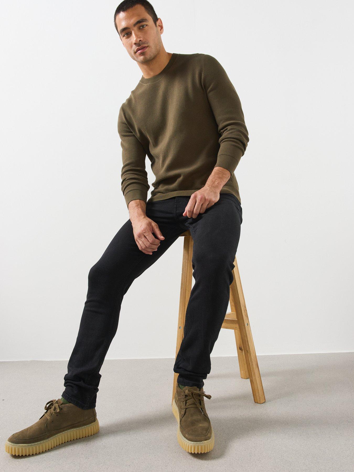 Image 5 of 6 of Mango Jan Slim Fit Jeans - &nbsp;Black