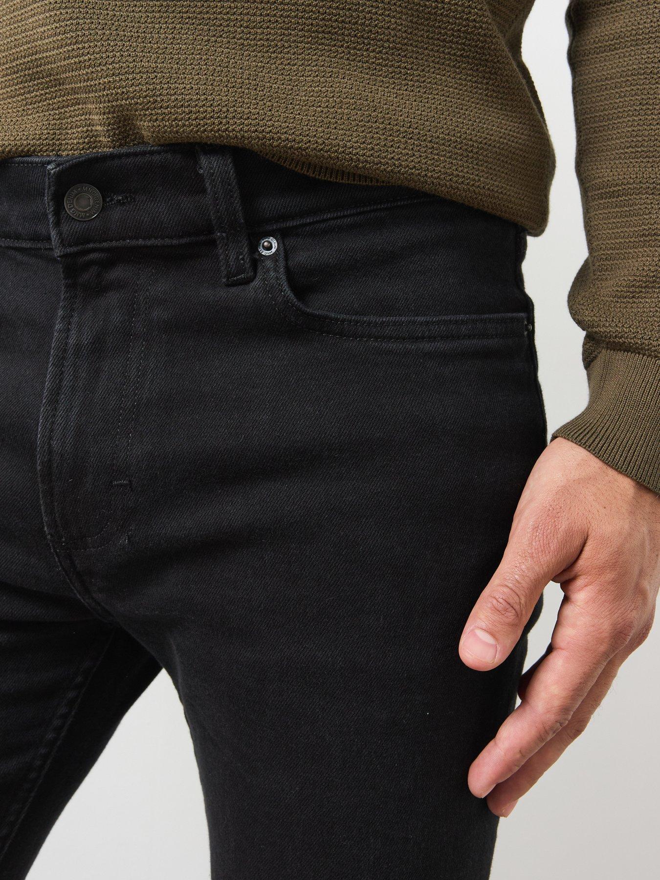 Image 6 of 6 of Mango Jan Slim Fit Jeans - &nbsp;Black