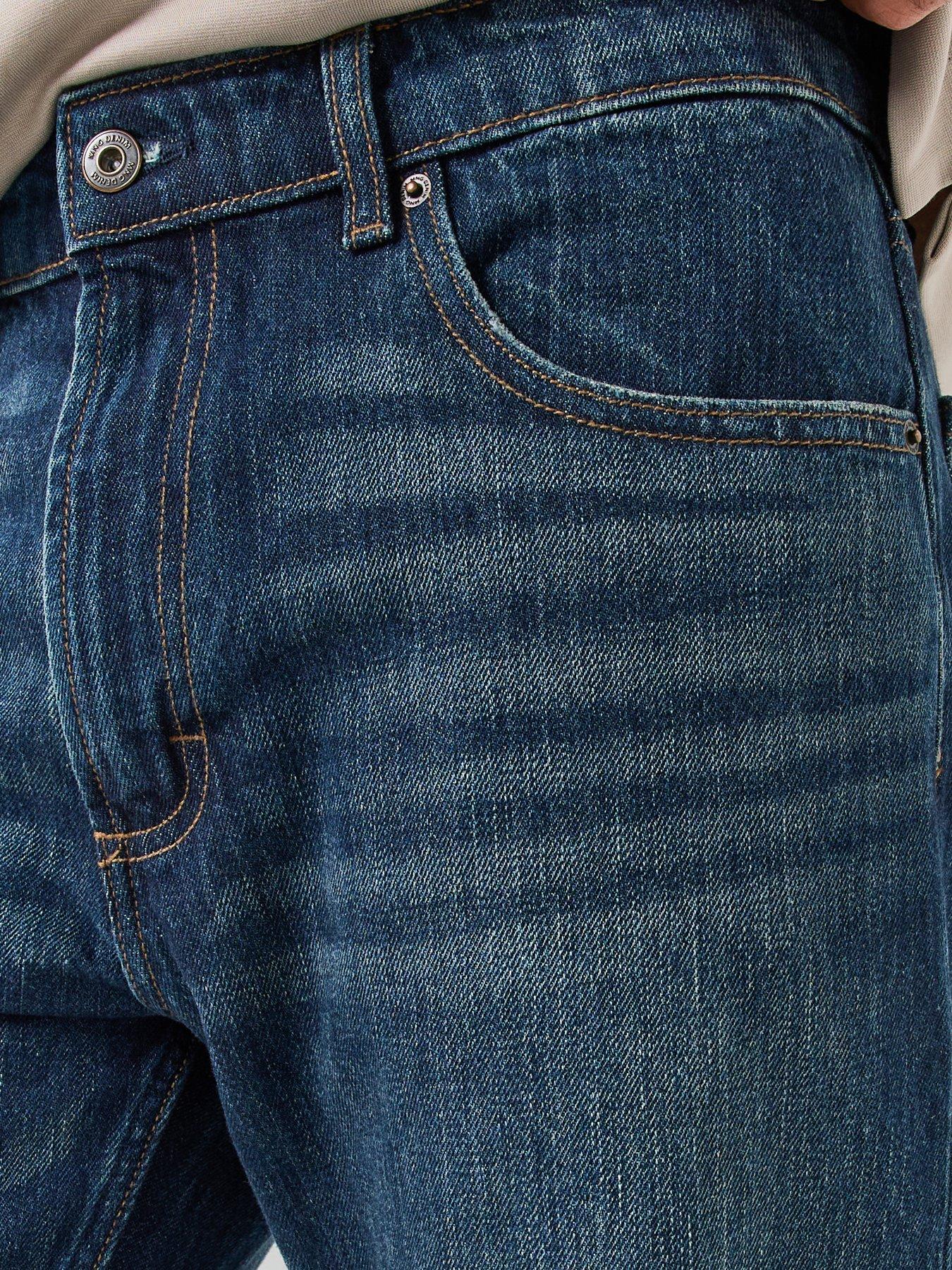 Image 4 of 6 of Mango Jeans Moby Relaxed Fit - Blue