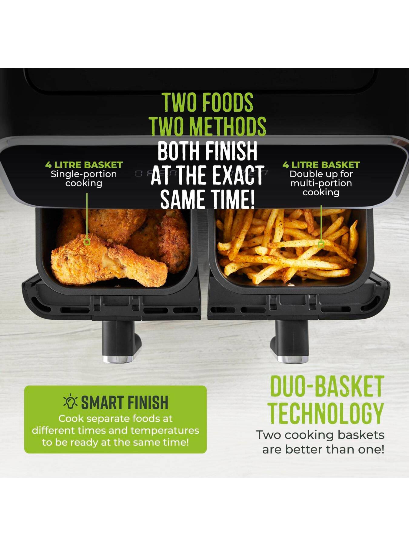 Image 3 of 7 of Tower Vortx 8L Dual Basket Air Fryer