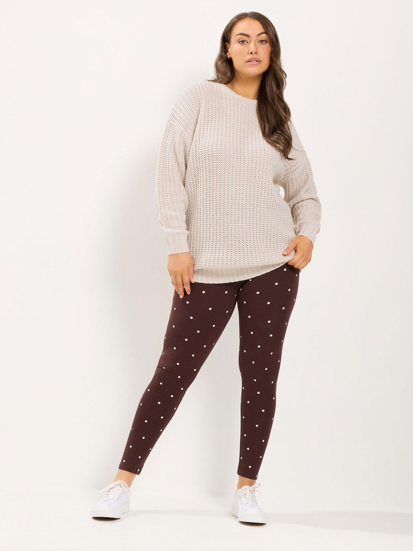 Image 3 of 4 of Yours Curve Waffle Longline Jumper - Cream