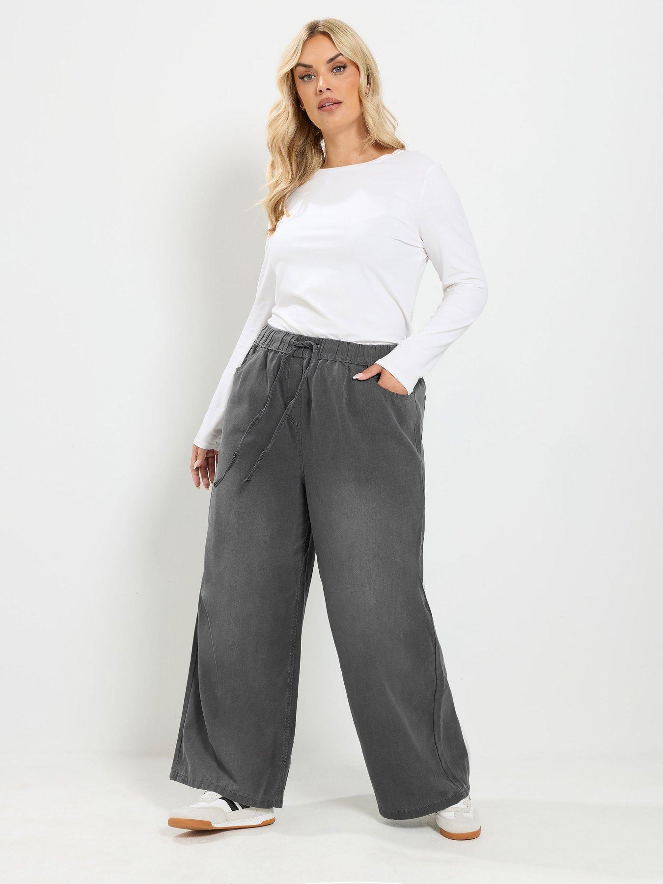 Image 3 of 4 of Yours Curve Pull On Jean 28" - Grey